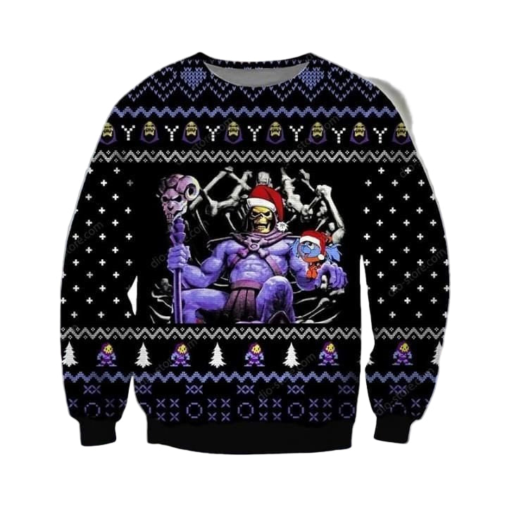 Skeletor He Man Masters Of The Universe Christmas Ugly3D Sweater 3D T Shirt Hoodie Sweater ? Usalast