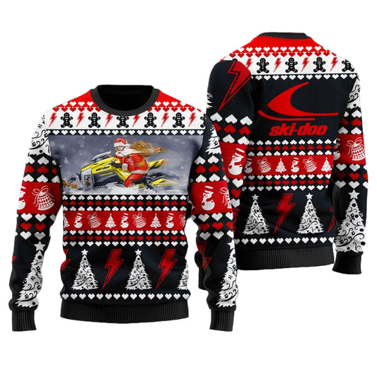 Ski-doo 3D Faux Wool Sweater ? Usalast
