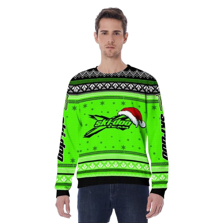 Ski-doo Team Green 3D Ugly Christmas Sweater ? Usalast