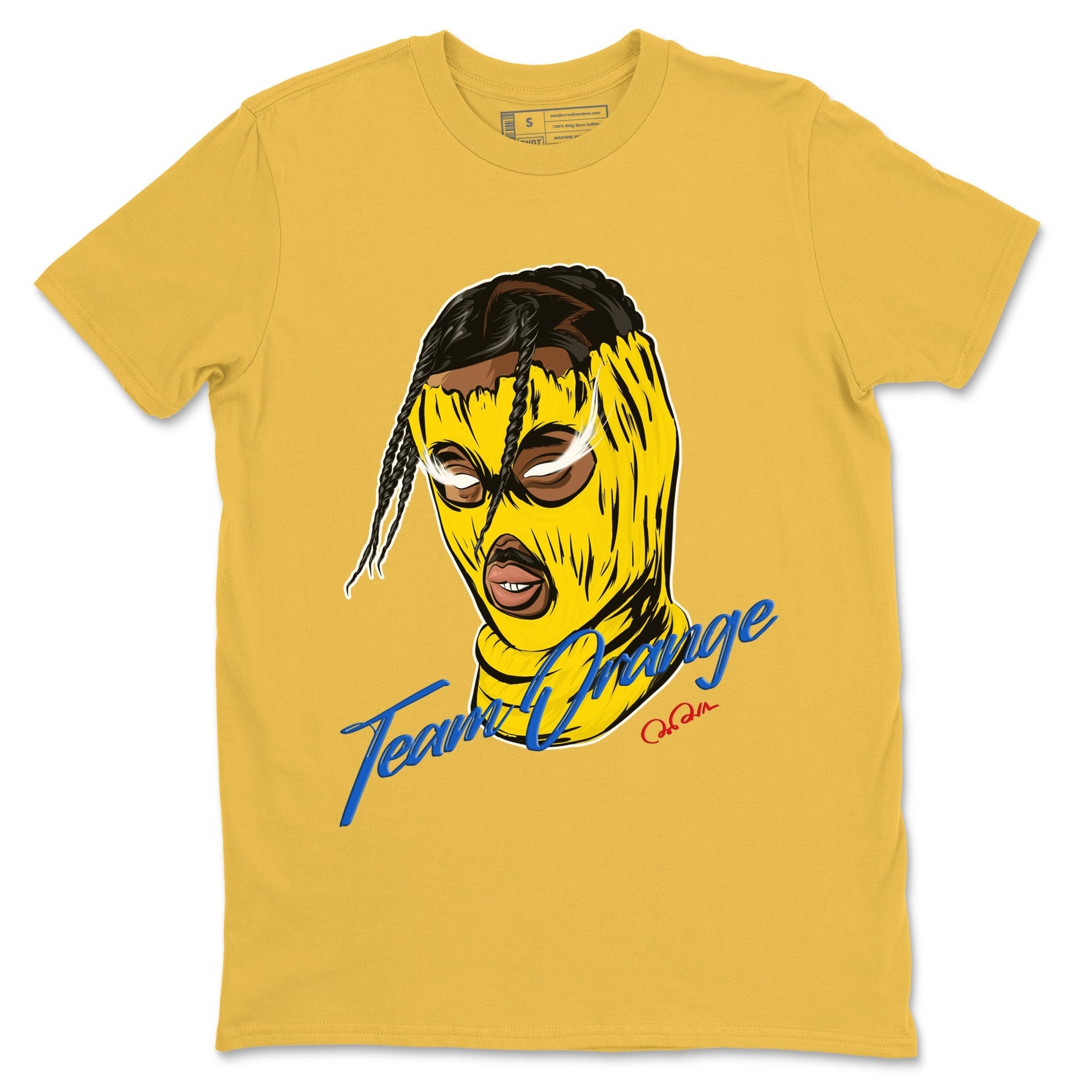 Ski Mask Gang Sneaker Tees - Air Jordan 1 Travis Scott Canary