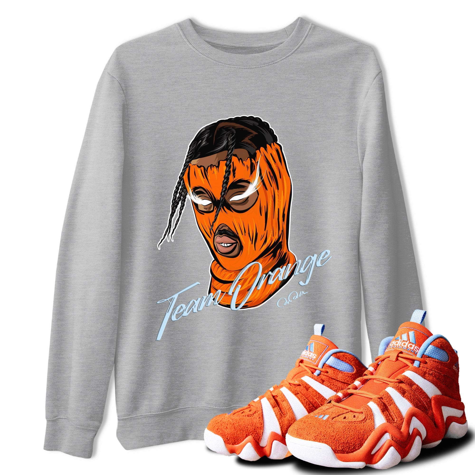 Ski Mask Gang Sneaker Tee - Crazy 8 Team Orange