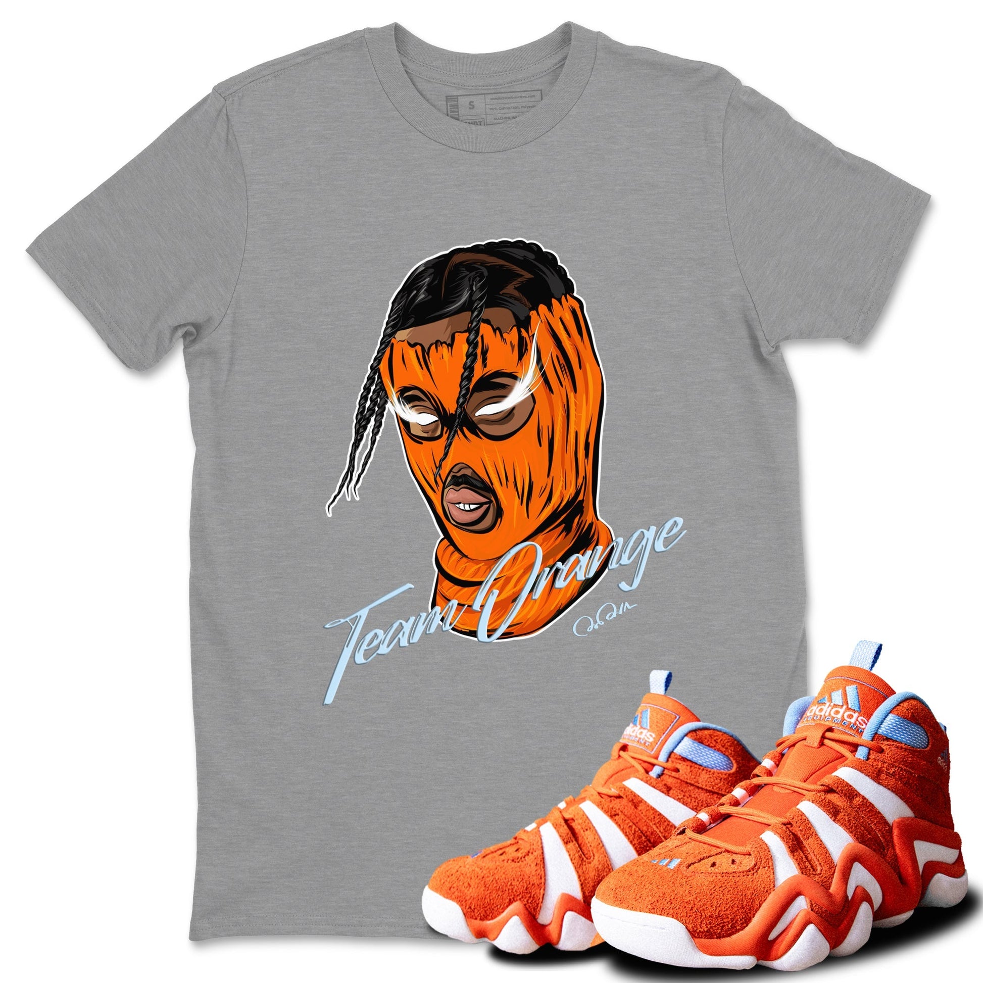 Ski Mask Gang Sneaker Tee - Crazy 8 Team Orange