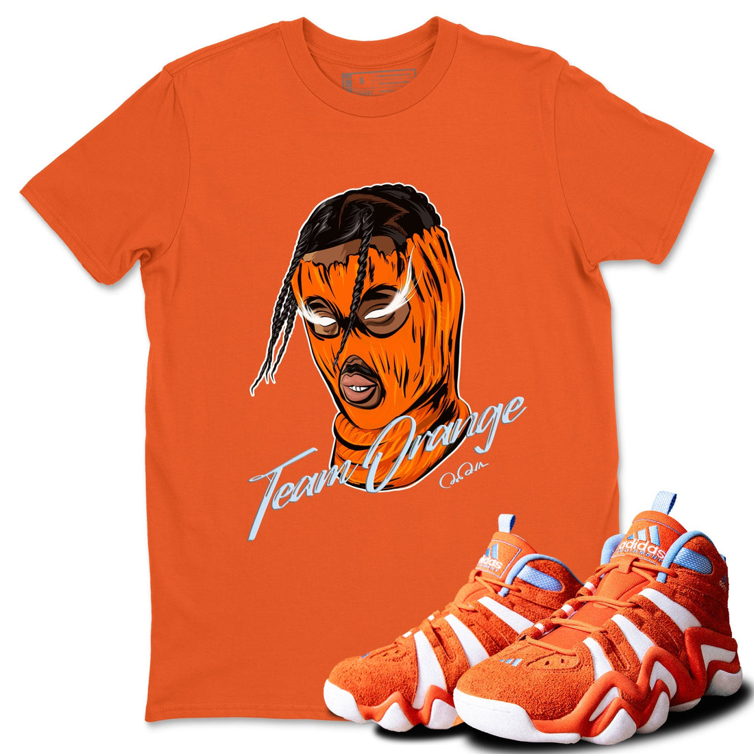 Ski Mask Gang Sneaker Tee - Crazy 8 Team Orange