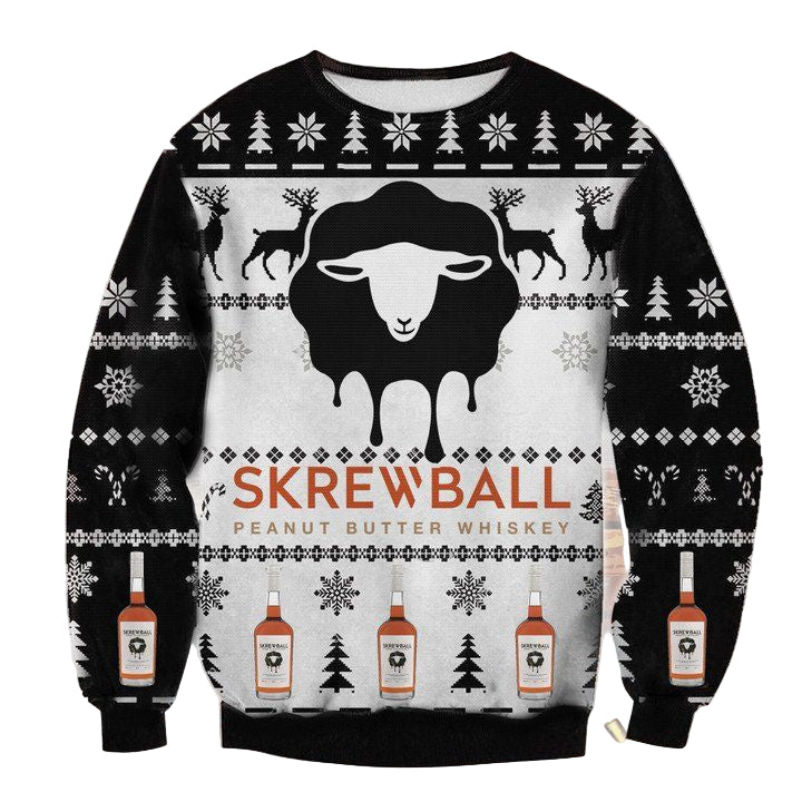 Skrewball Whiskey Ugly Christmas Sweater 2022 ? Usalast