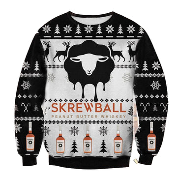 Skrewball Whiskey Ugly Christmas Sweater 2022 ? Usalast