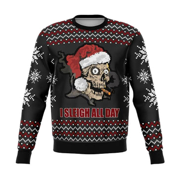 Sleigh All Day Funny Meme 2022 Design 3d Ugly Christmas Sweater ? Usalast