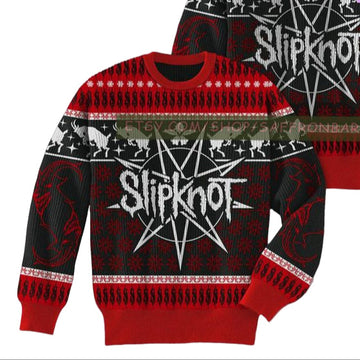 Slipknot Band Slipknot 2022 Design 3d Ugly Christmas Sweater ? Usalast
