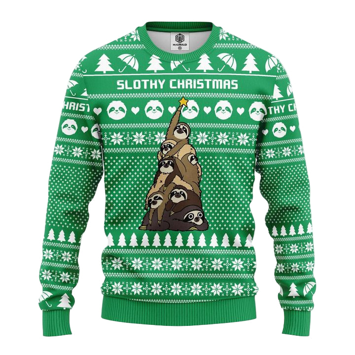 Sloth Tree Ugly Christmas Sweater Amazing Gift Idea Thanksgiving Gift ? Usalast