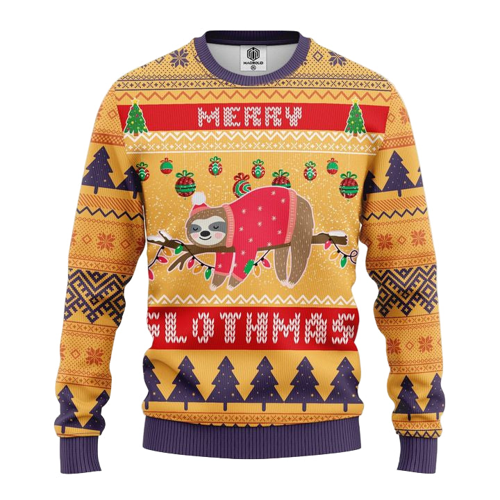 Sloth Ugly Christmas Sweater Amazing Gift Idea Thanksgiving Gift ? Usalast