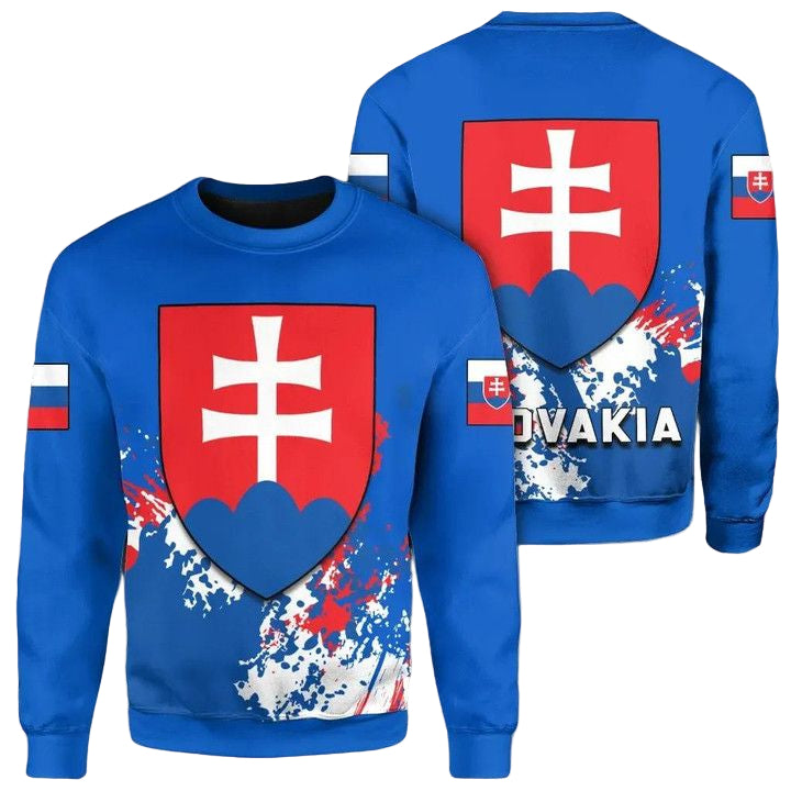 Slovakia Coat Of Arms Sweater Spaint Style J8W ? Usalast