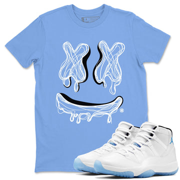Smile Doodle Sneaker Tees - Air Jordan 11 Retro Legend Blue