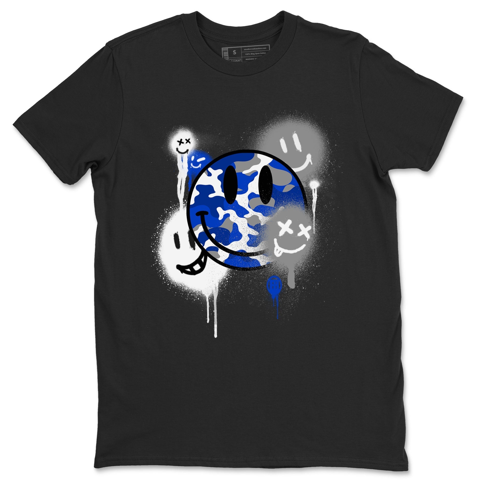Smile Painting Sneaker Tees - Air Jordan 12 Blueberry