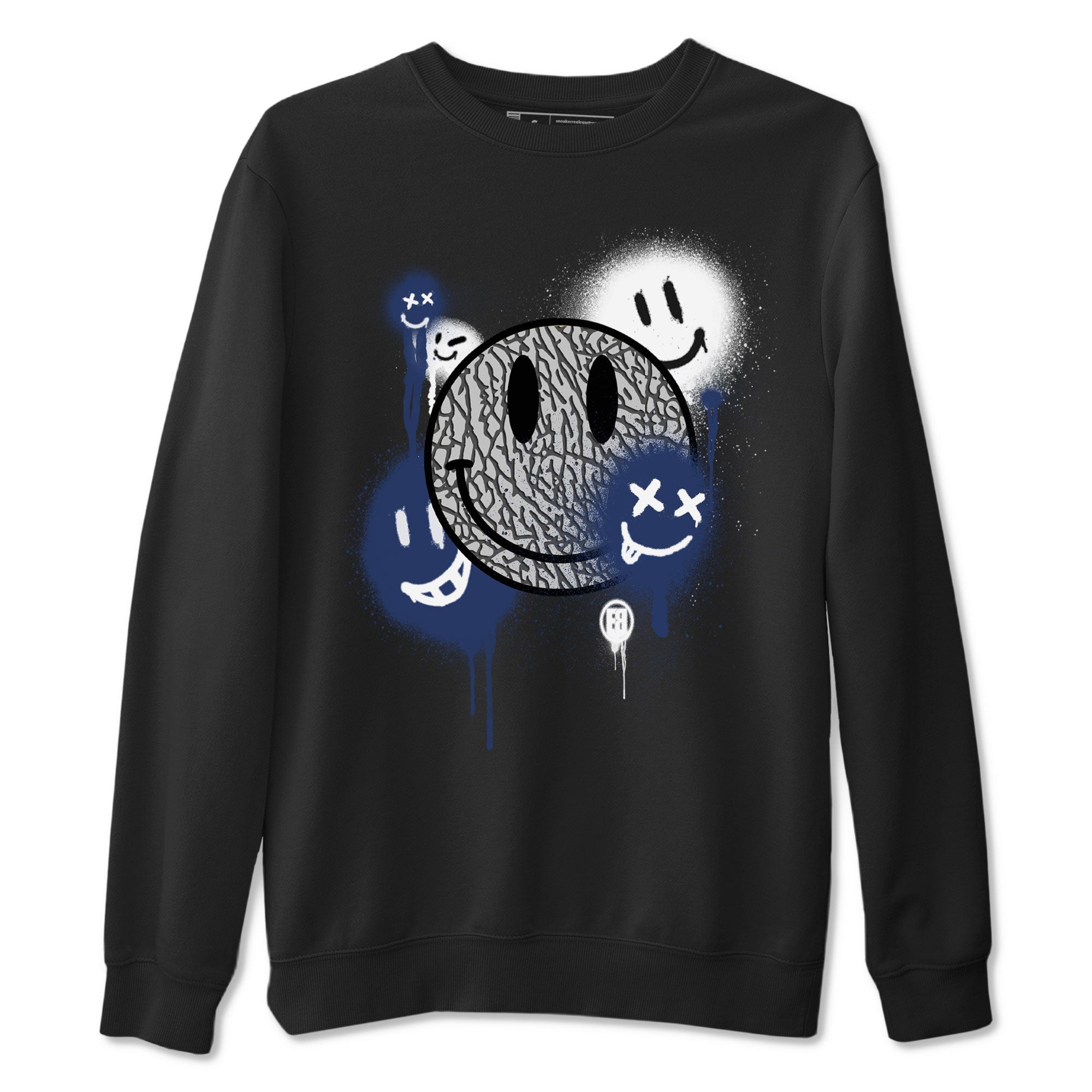 Smile Painting Sneaker Tees - Air Jordan 3 Midnight Navy 2023