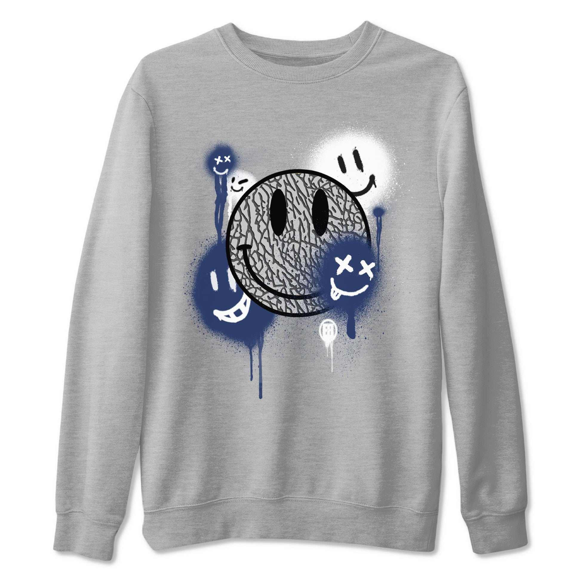 Smile Painting Sneaker Tees - Air Jordan 3 Midnight Navy 2023