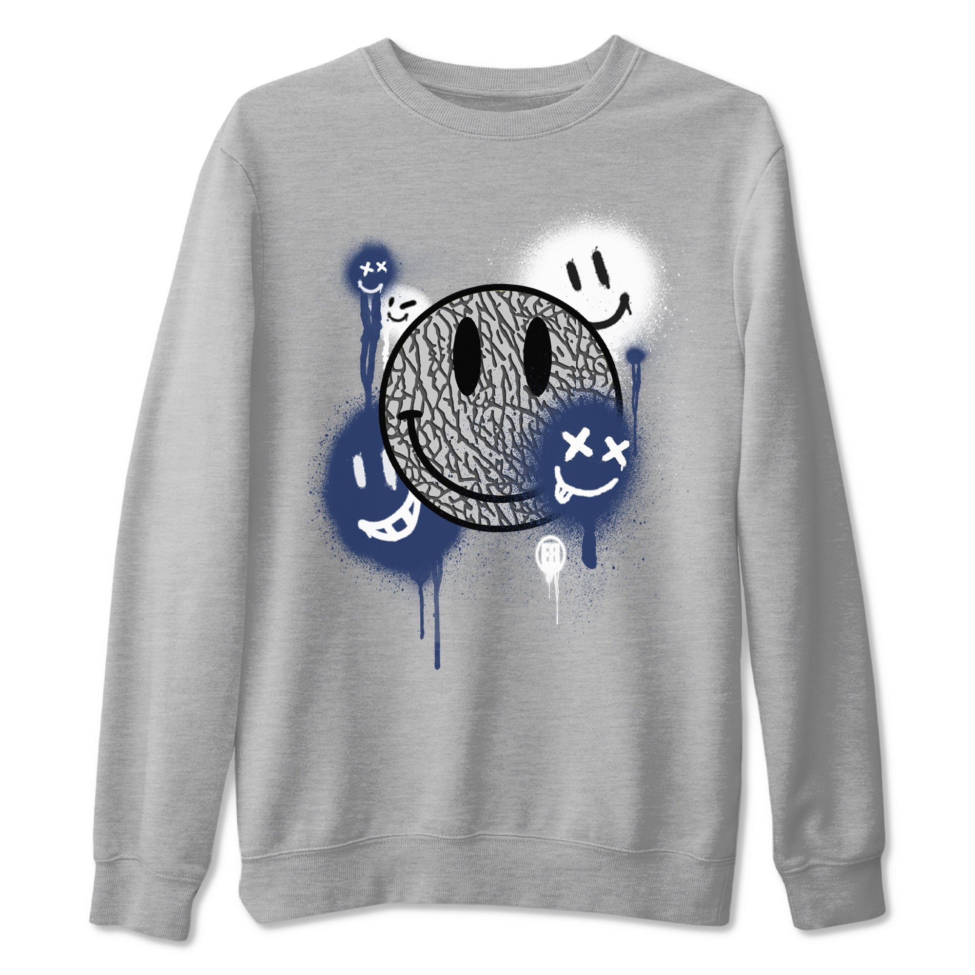 Smile Painting Sneaker Tees - Air Jordan 3 Midnight Navy 2023