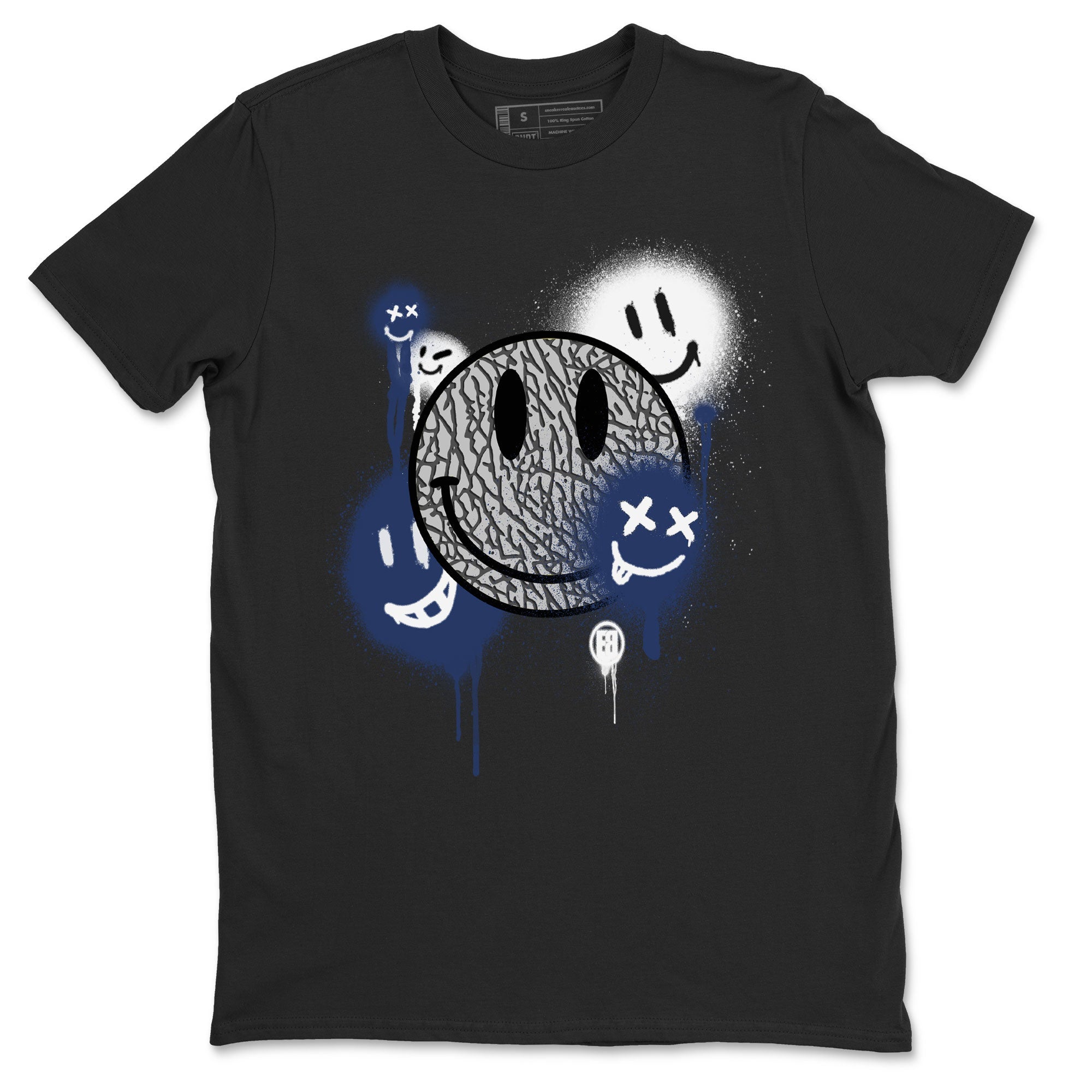 Smile Painting Sneaker Tees - Air Jordan 3 Midnight Navy 2023