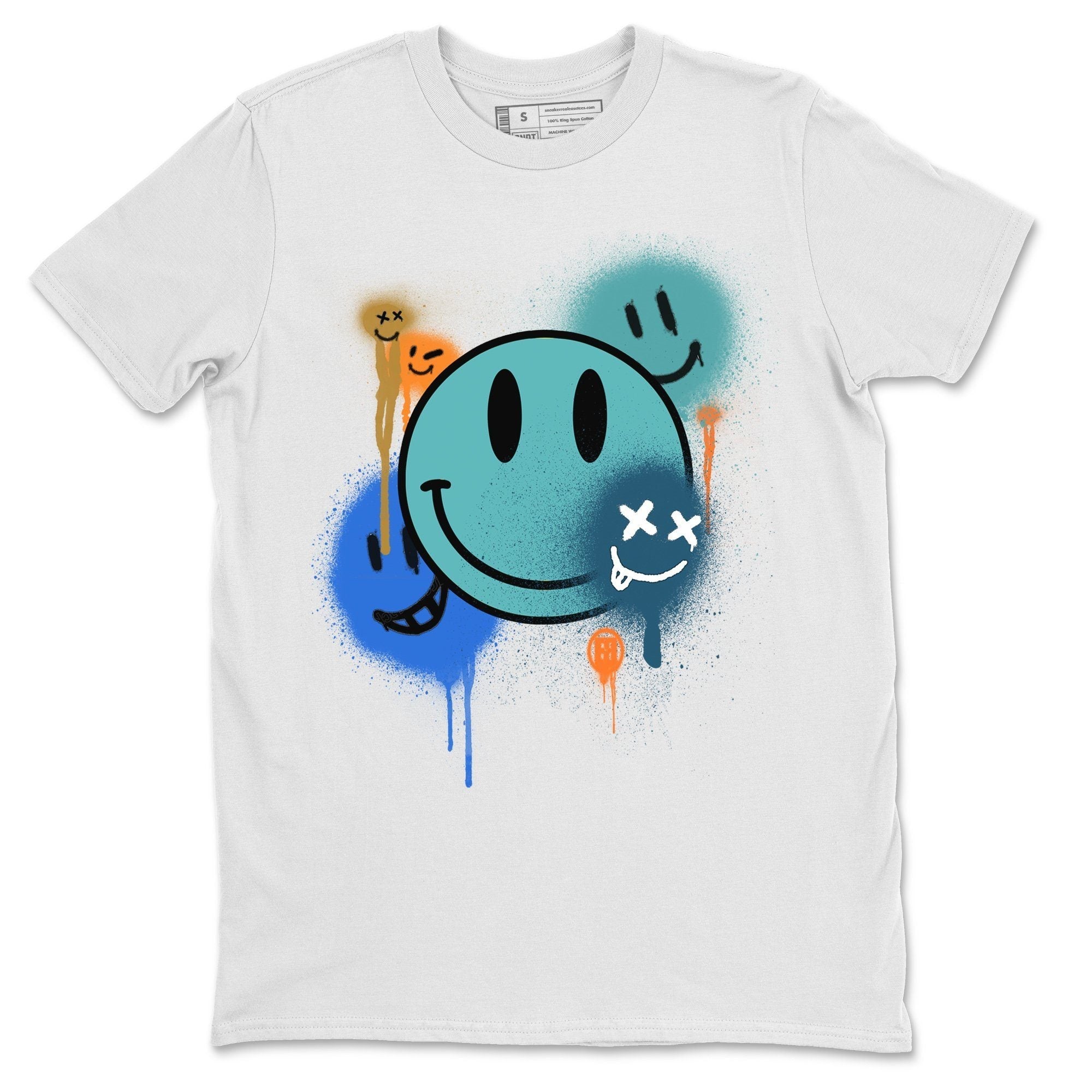 Smile Painting Unisex Tops - Yeezy 700 Faded Azure