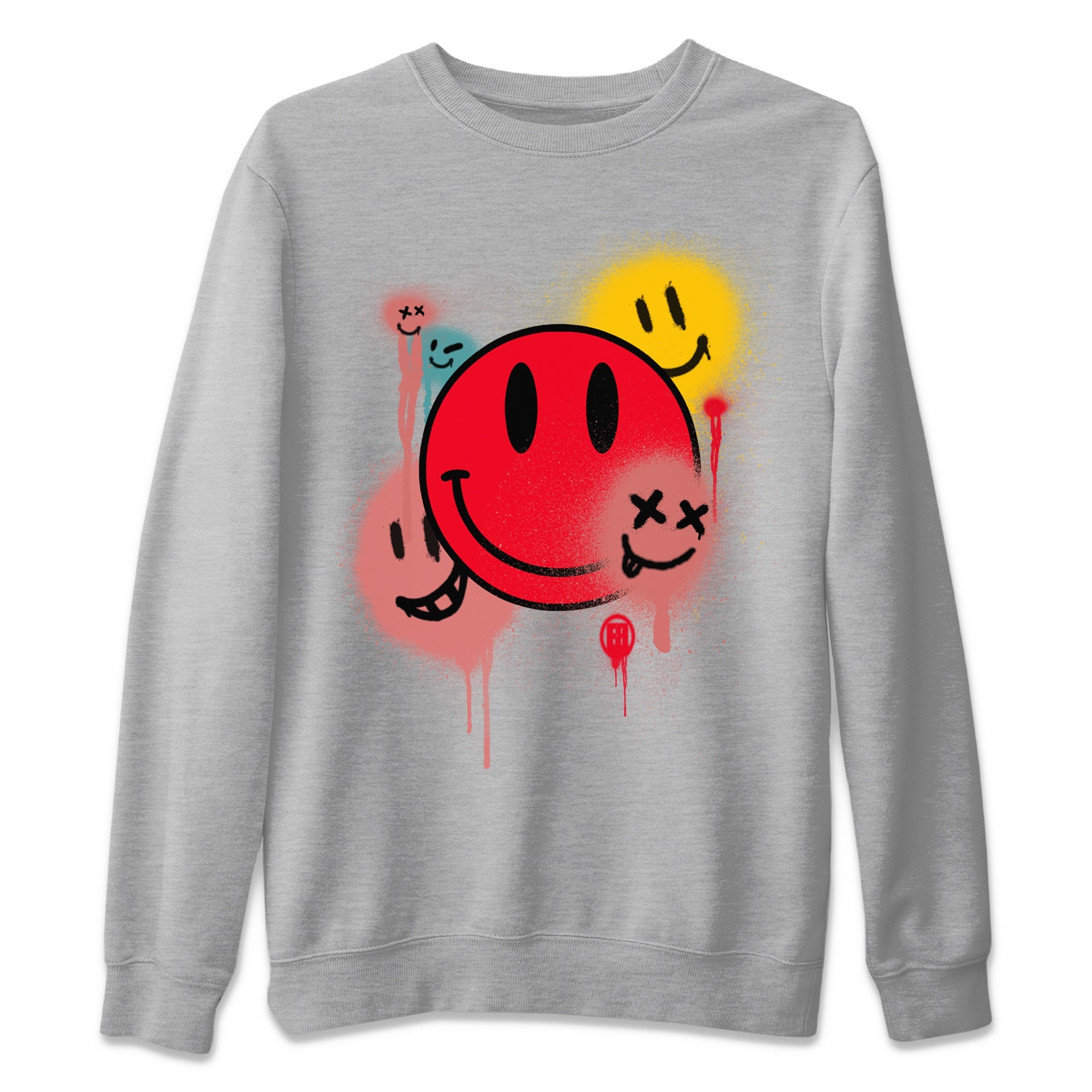 Smile Painting Unisex Tops - Yeezy 700 Hi-Res Red