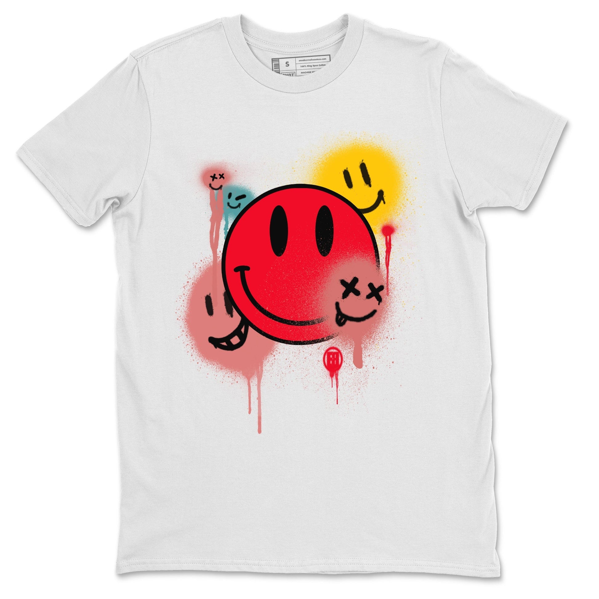 Smile Painting Unisex Tops - Yeezy 700 Hi-Res Red