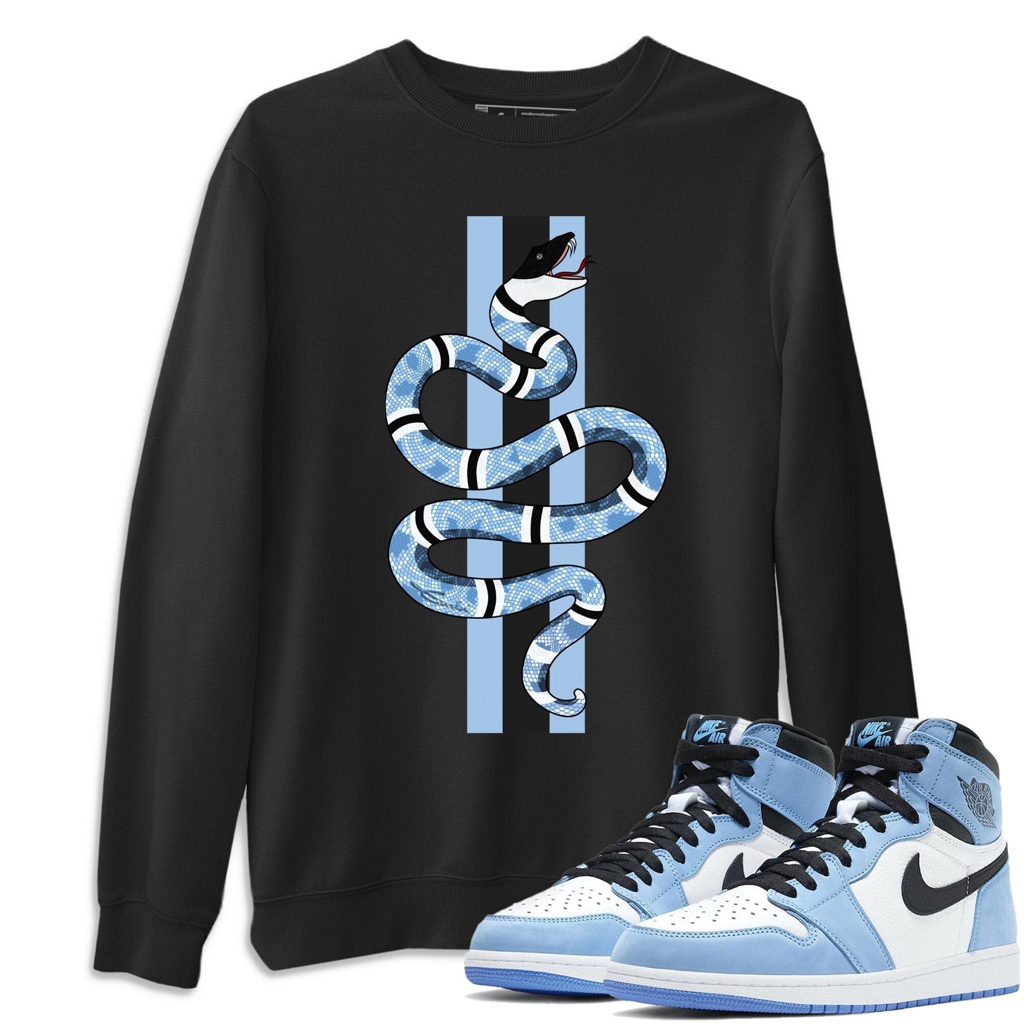 Snake Unisex Tops - Air Jordan 1 University Blue