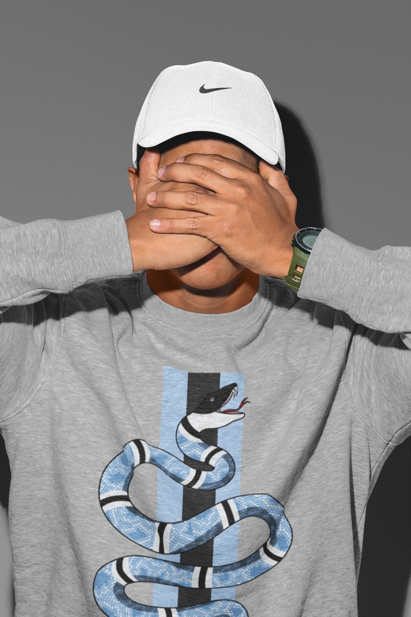 Snake Unisex Tops - Air Jordan 1 University Blue