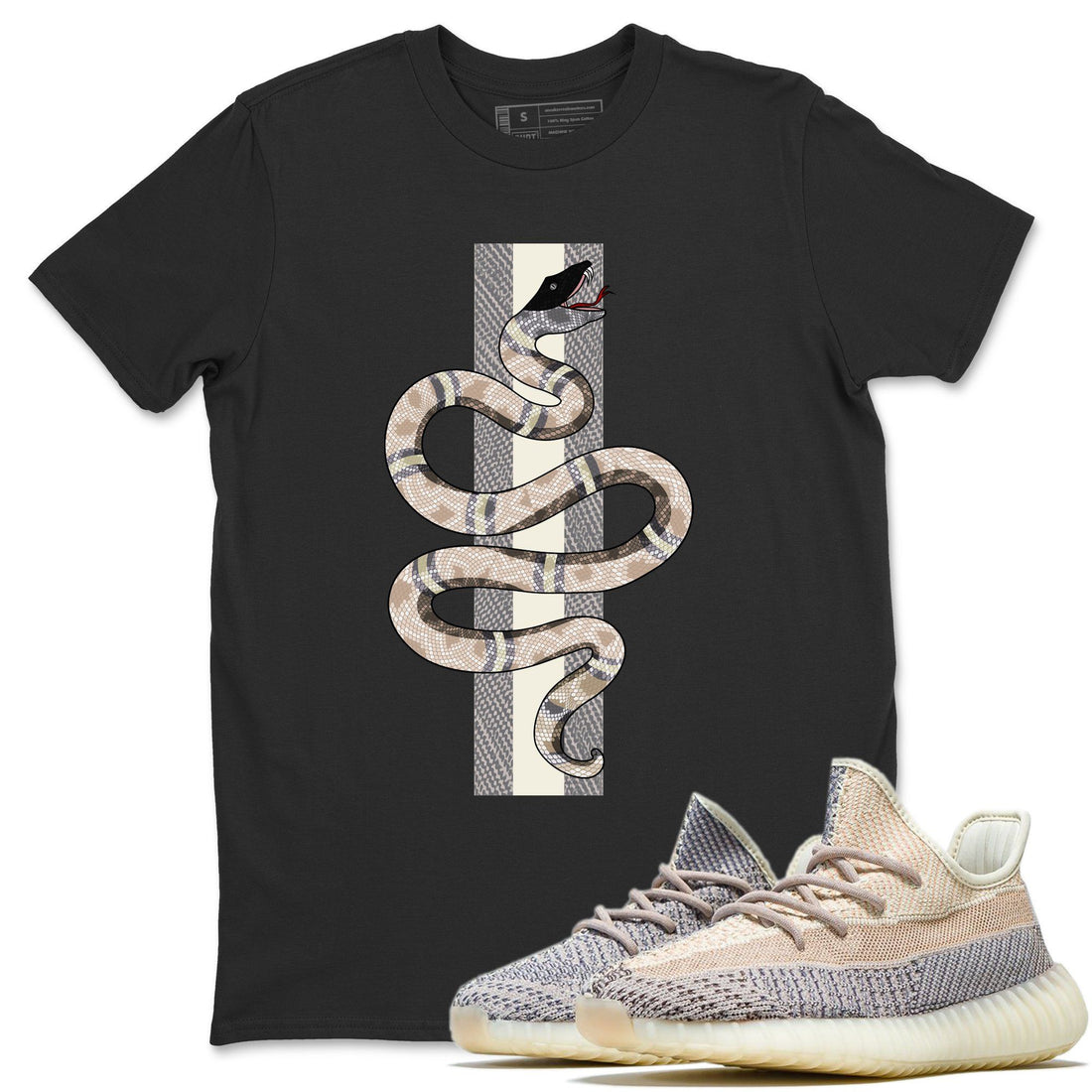 Snake Unisex Tops - Yeezy 350 Ash Pearl