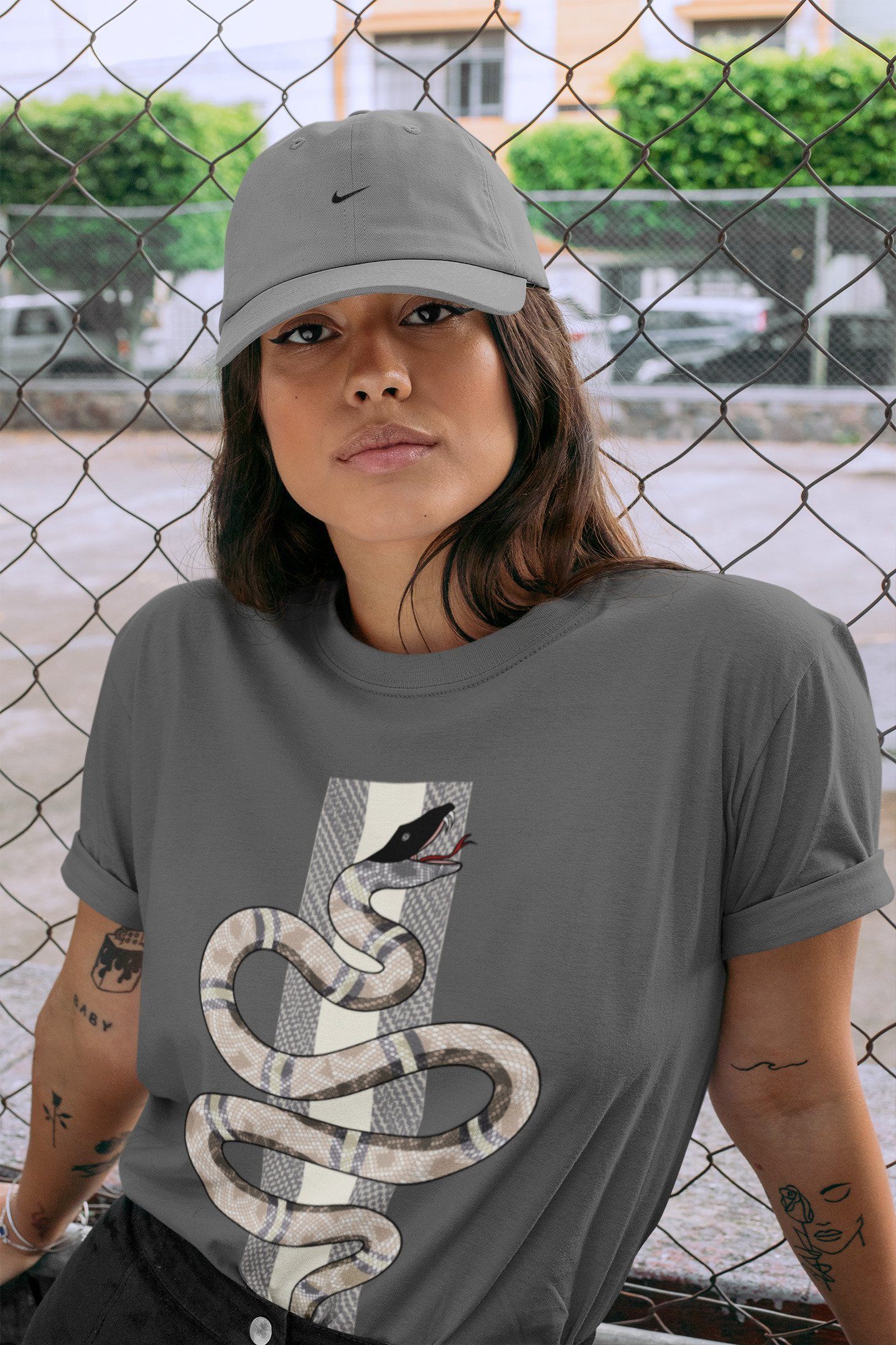 Snake Unisex Tops - Yeezy 350 Ash Pearl