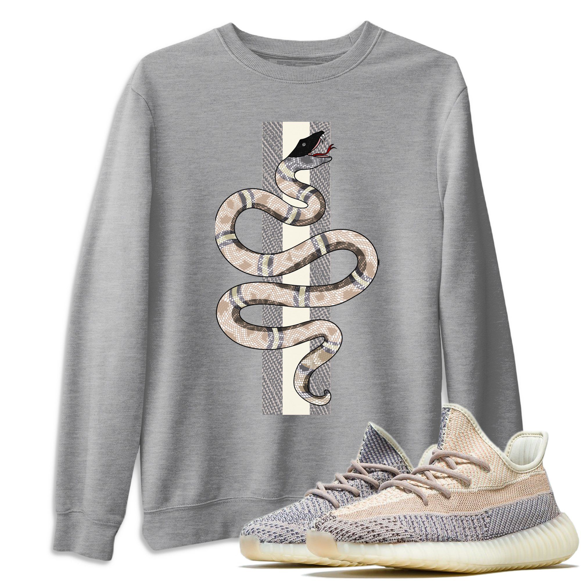 Snake Unisex Tops - Yeezy 350 Ash Pearl