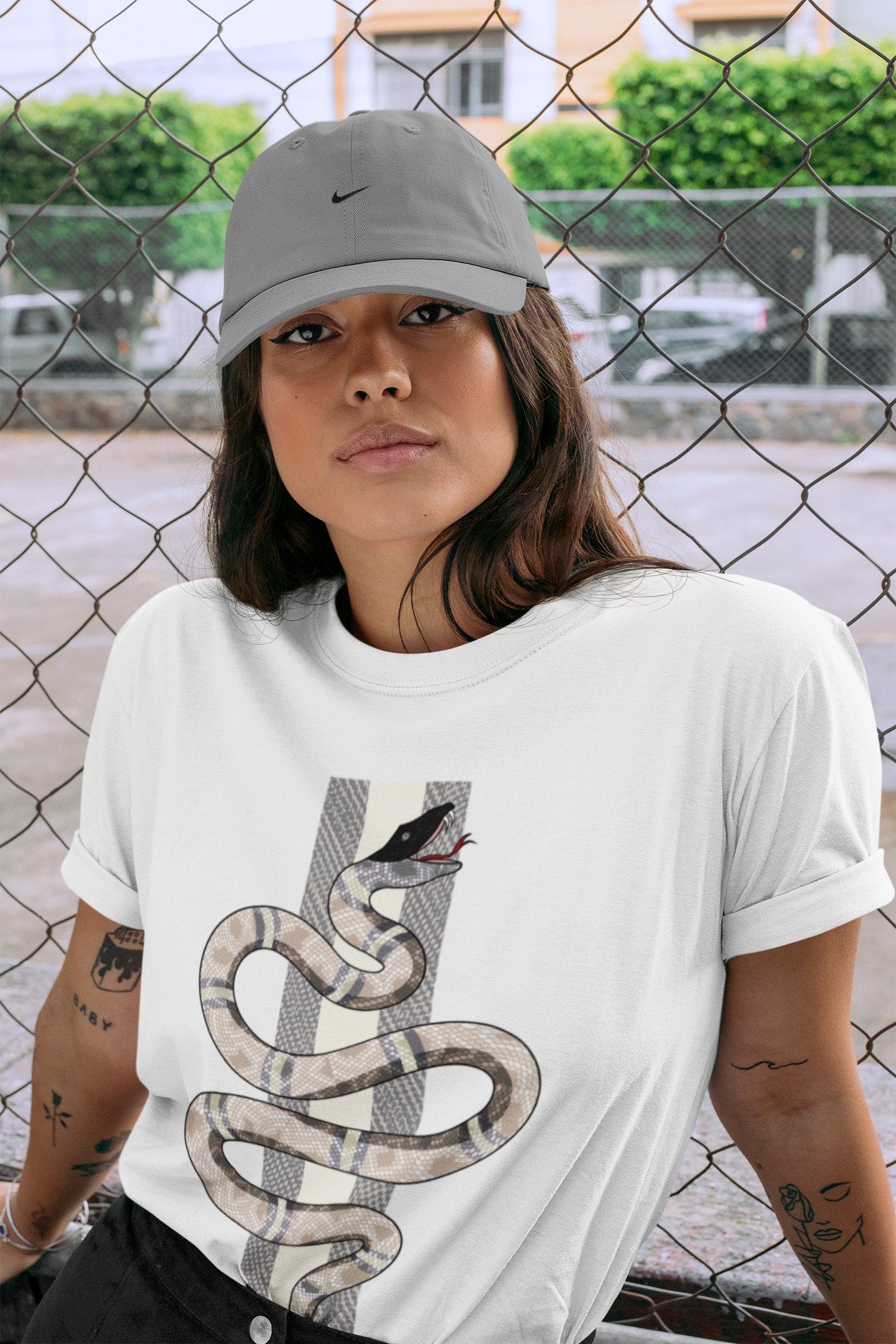 Snake Unisex Tops - Yeezy 350 Ash Pearl