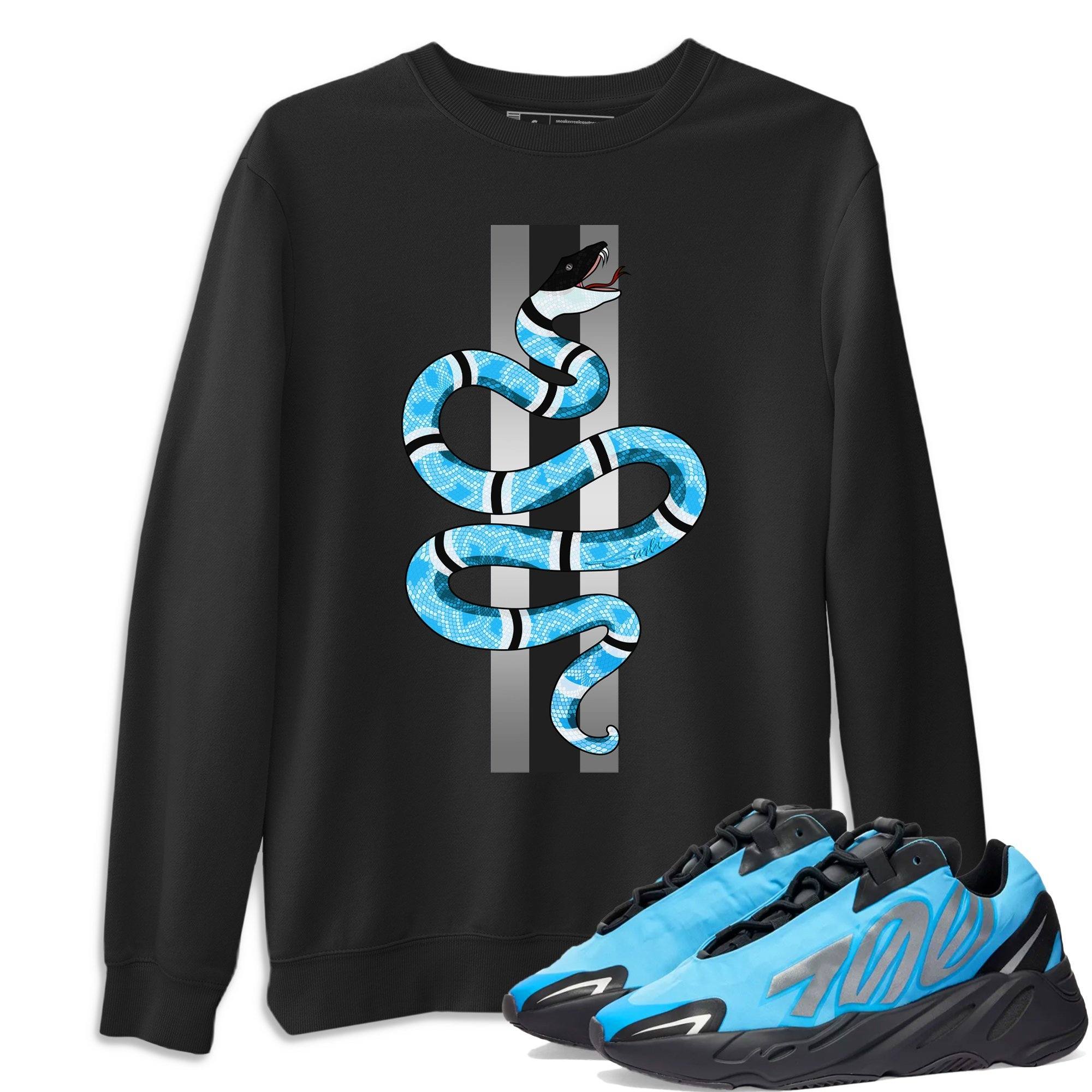 Snake Unisex Tops - Yeezy 700 Bright Cyan