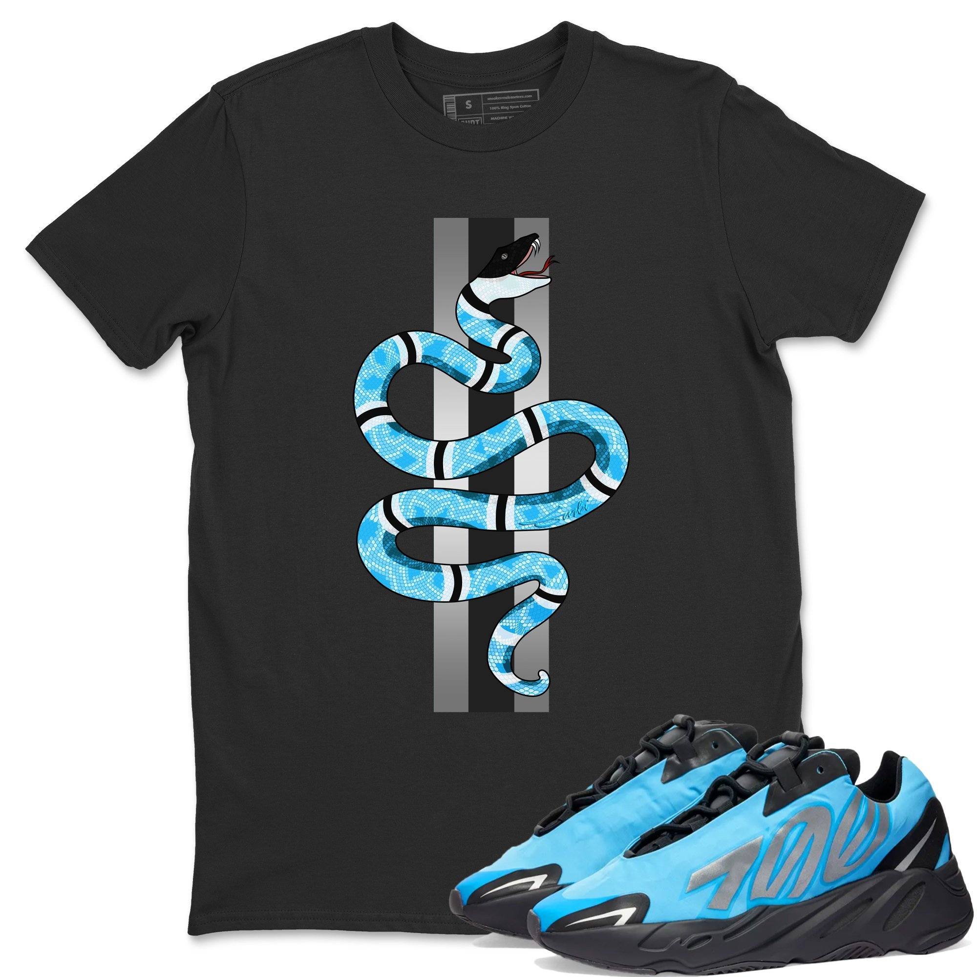 Snake Unisex Tops - Yeezy 700 Bright Cyan