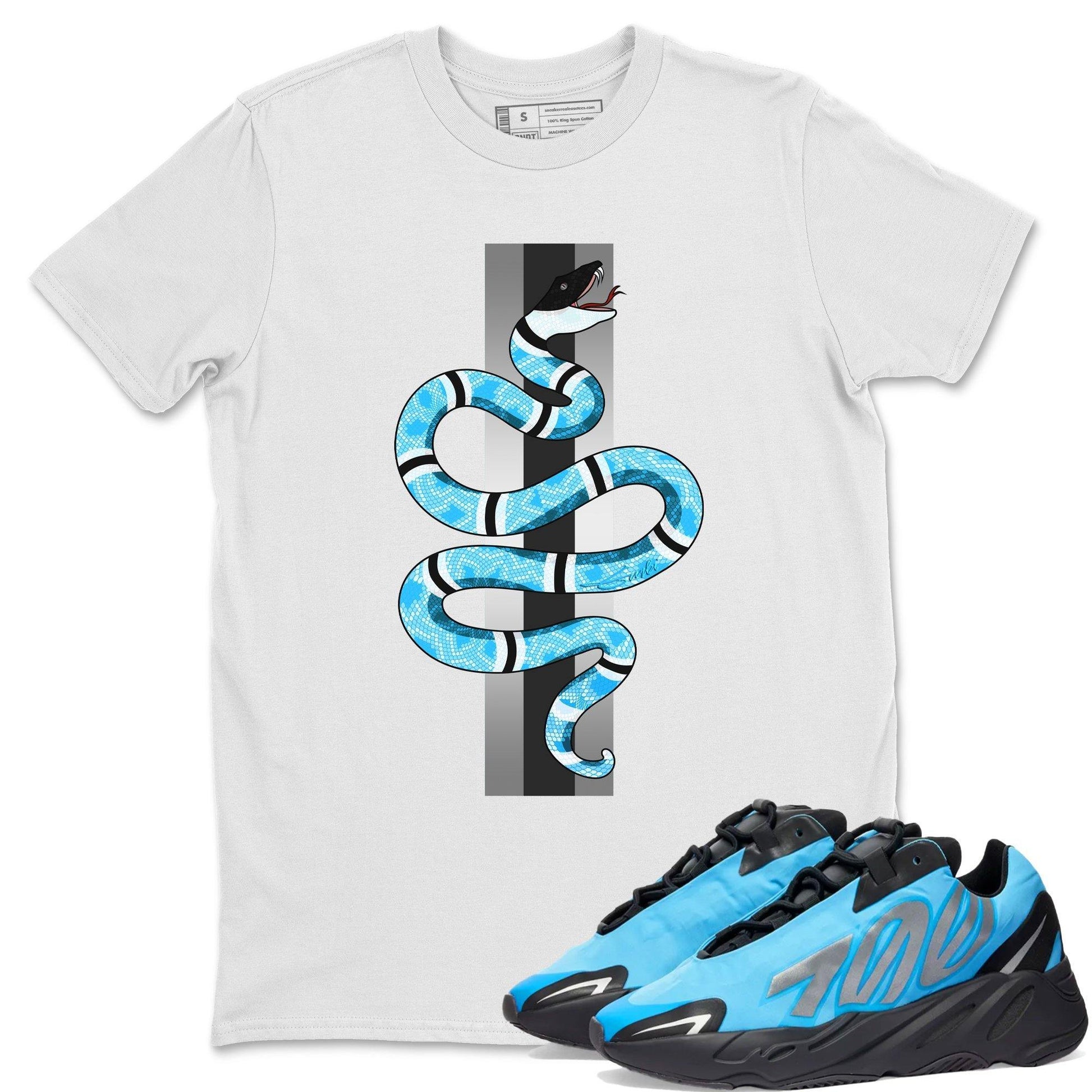 Snake Unisex Tops - Yeezy 700 Bright Cyan