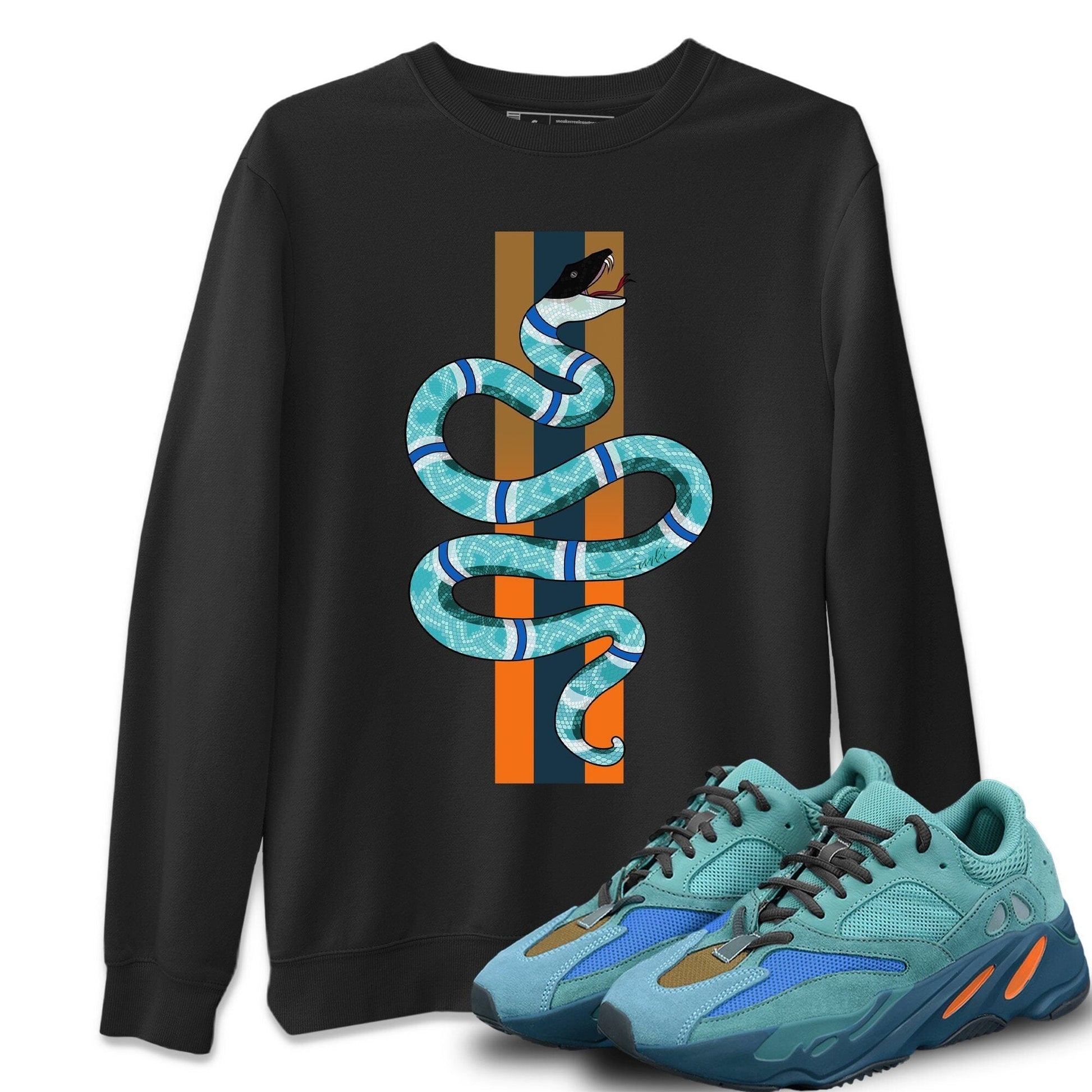 Snake Unisex Tops - Yeezy 700 Faded Azure