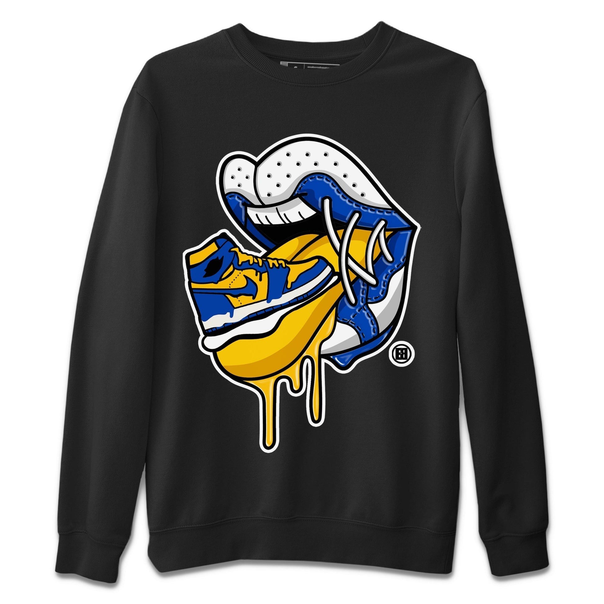 Sneaker Addiction 2 Unisex Tops - Air Jordan 1 Game Royal Varsity Maize