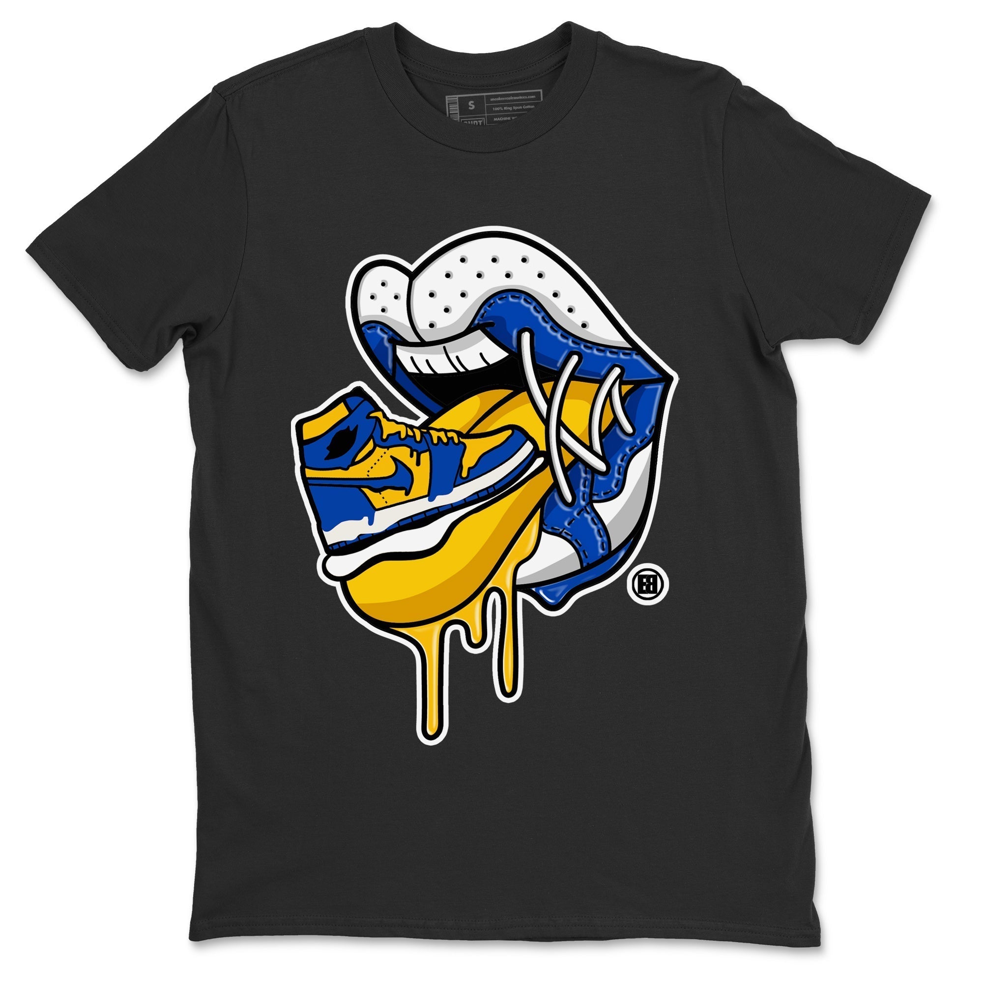 Sneaker Addiction 2 Unisex Tops - Air Jordan 1 Game Royal Varsity Maize