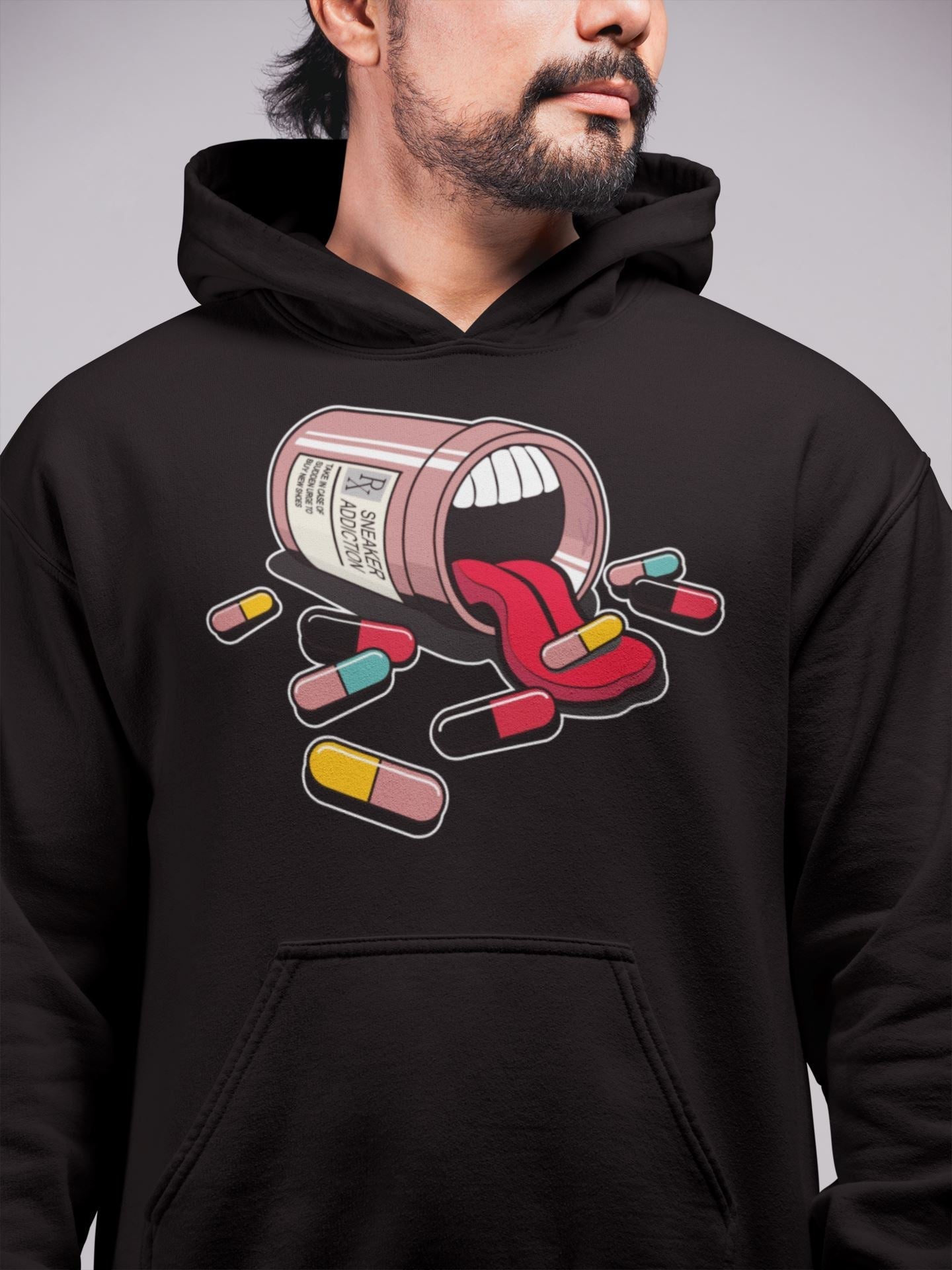 Sneaker Addiction Unisex Tops - Yeezy 700 Hi-Res Red