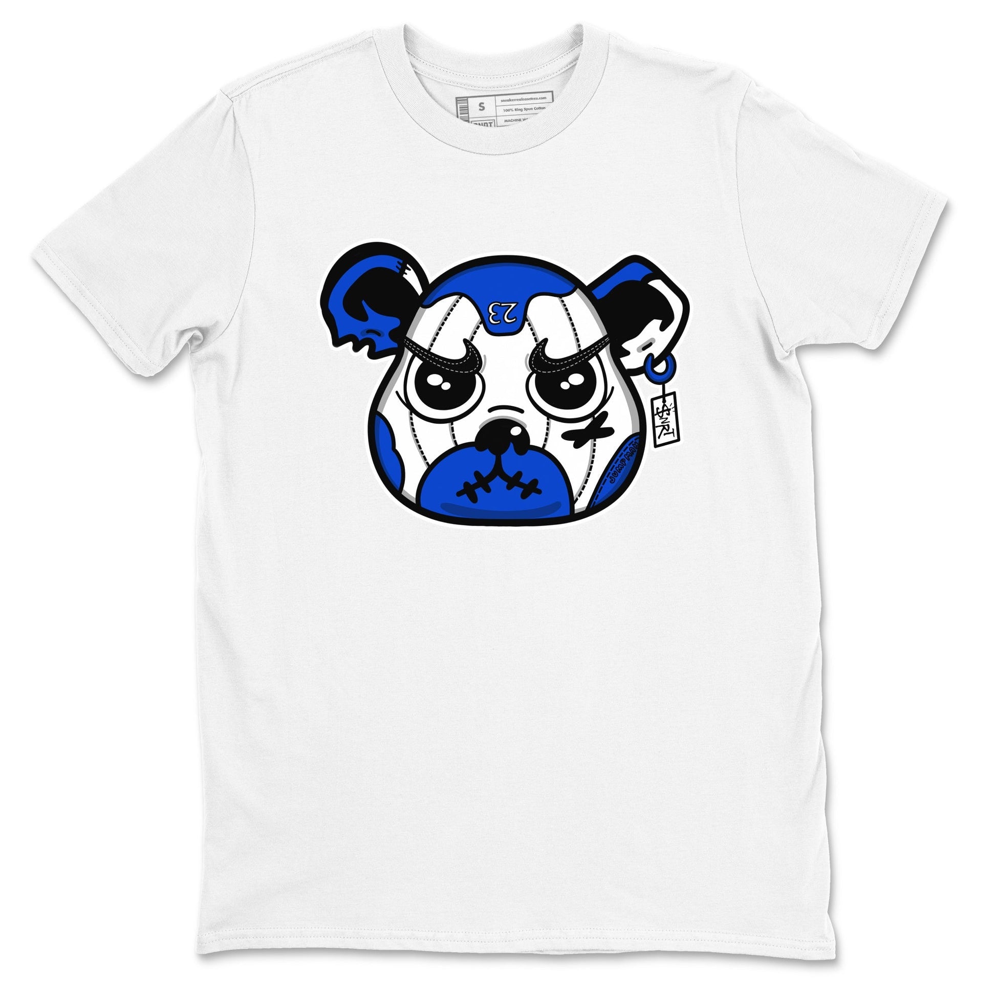 Sneaker Bear Face Sneaker Tees - Air Jordan 12 Blueberry