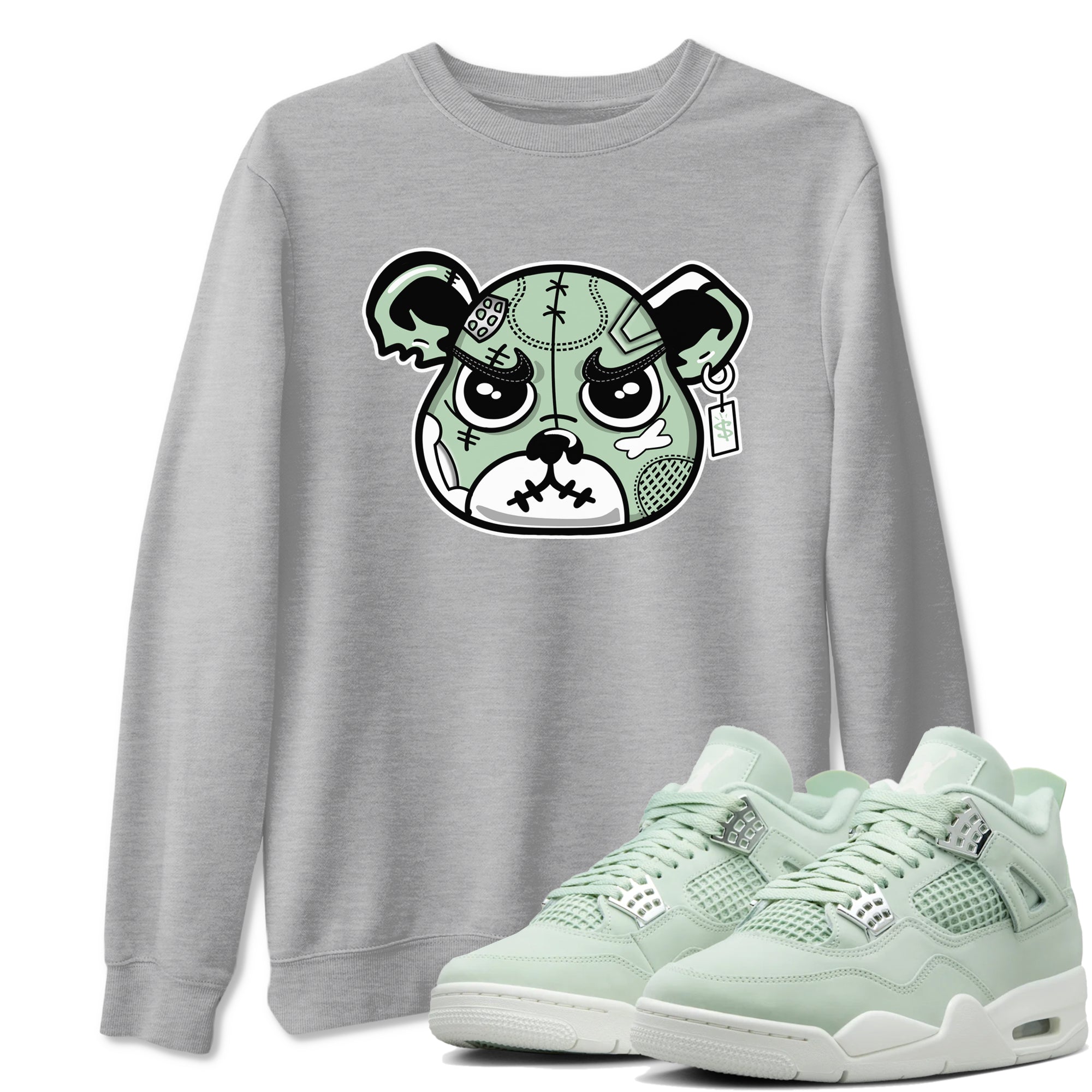 Sneaker Bear Face Sneaker Tees - Air Jordan 4 Abundance