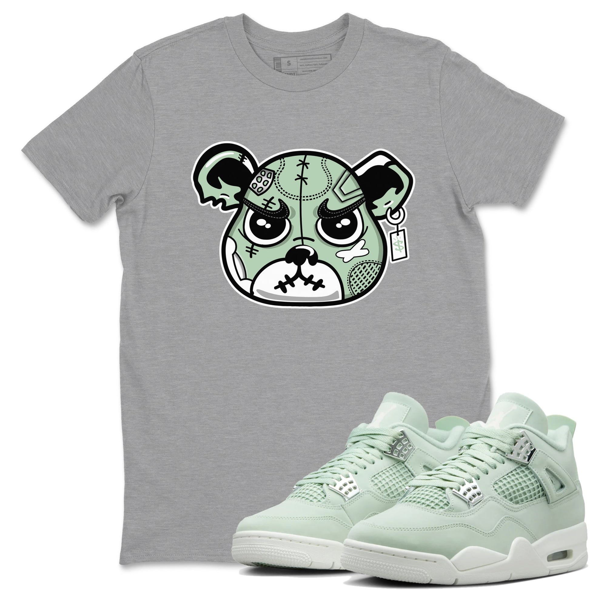 Sneaker Bear Face Sneaker Tees - Air Jordan 4 Abundance