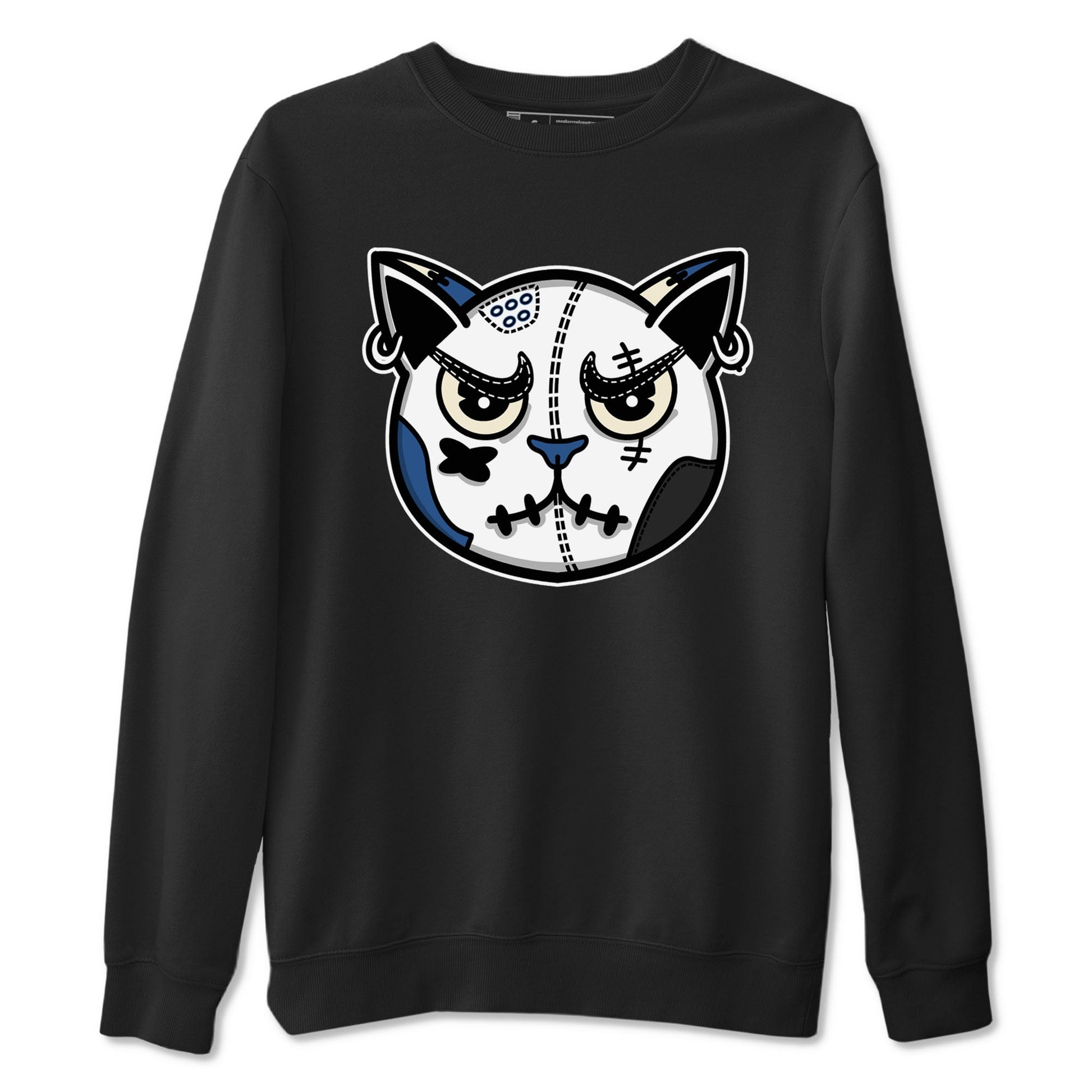 Sneaker Cat Face Sneaker Tees - Air Jordan 3 A Ma Maniere x Diffused Blue