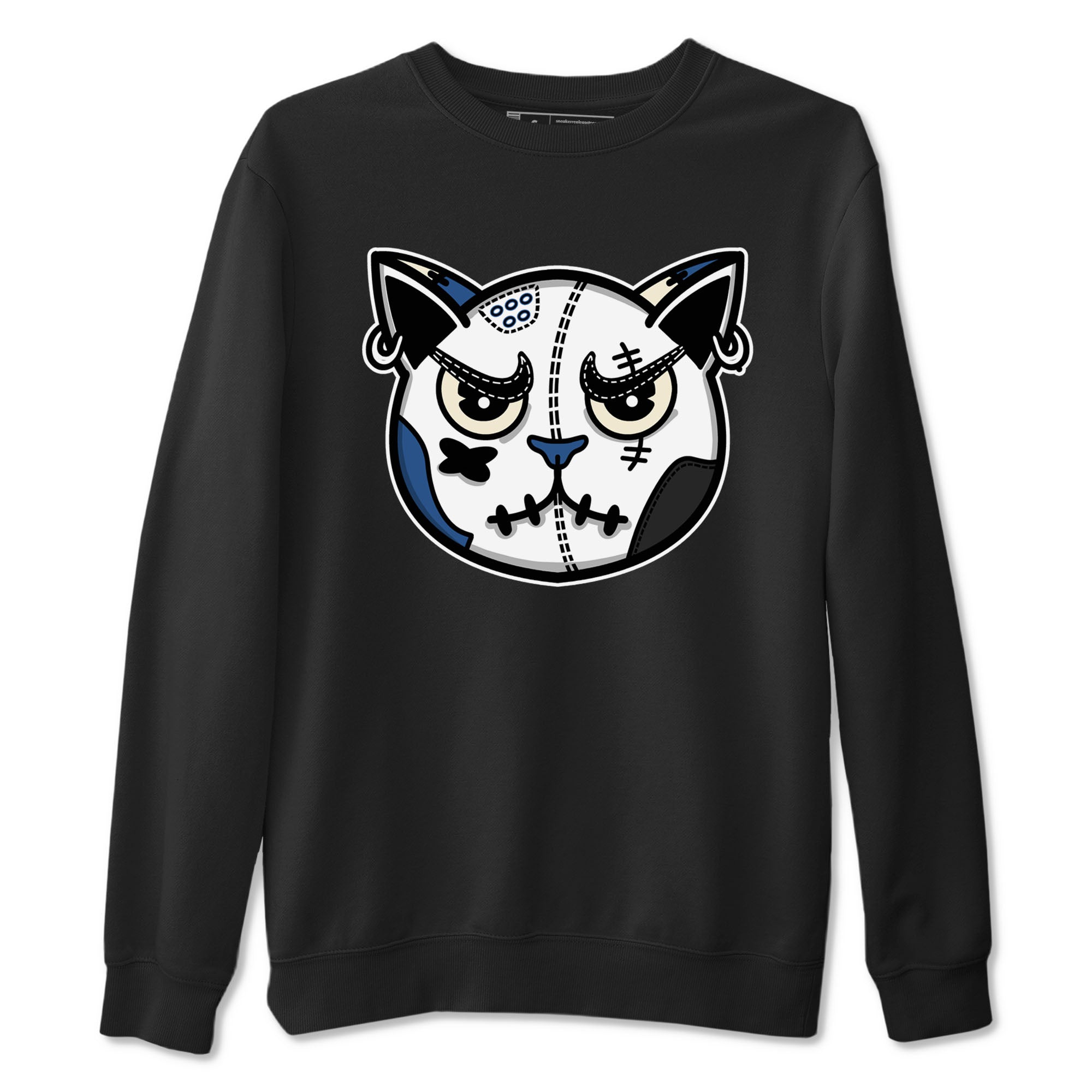 Sneaker Cat Face Sneaker Tees - Air Jordan 3 A Ma Maniere x Diffused Blue