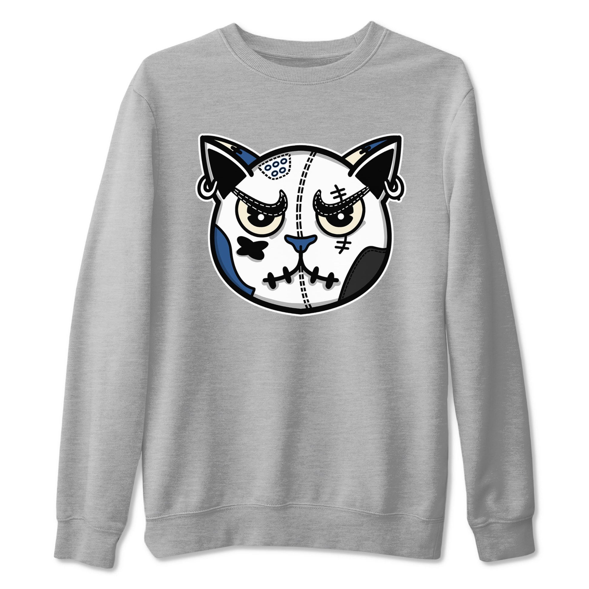 Sneaker Cat Face Sneaker Tees - Air Jordan 3 A Ma Maniere x Diffused Blue
