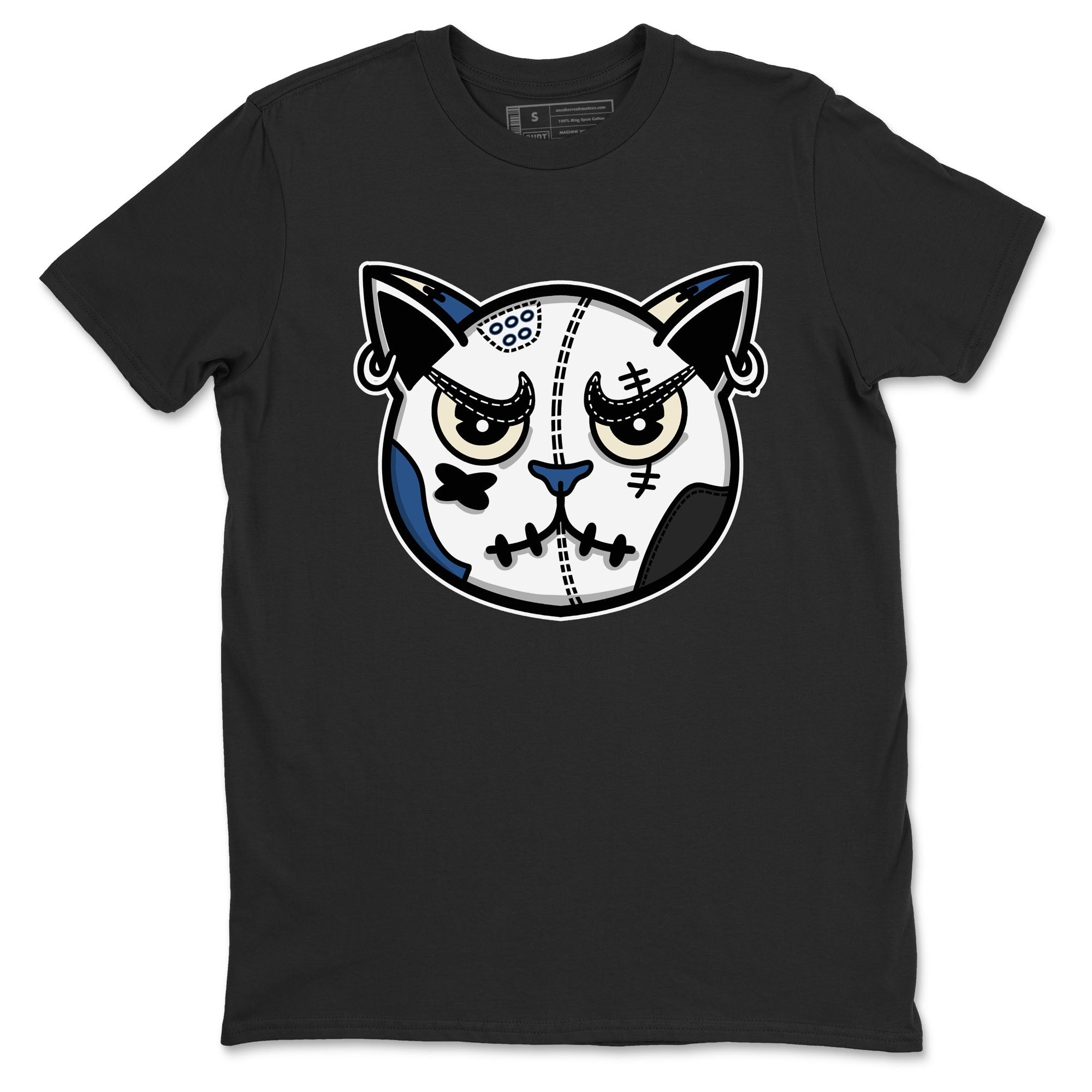 Sneaker Cat Face Sneaker Tees - Air Jordan 3 A Ma Maniere x Diffused Blue