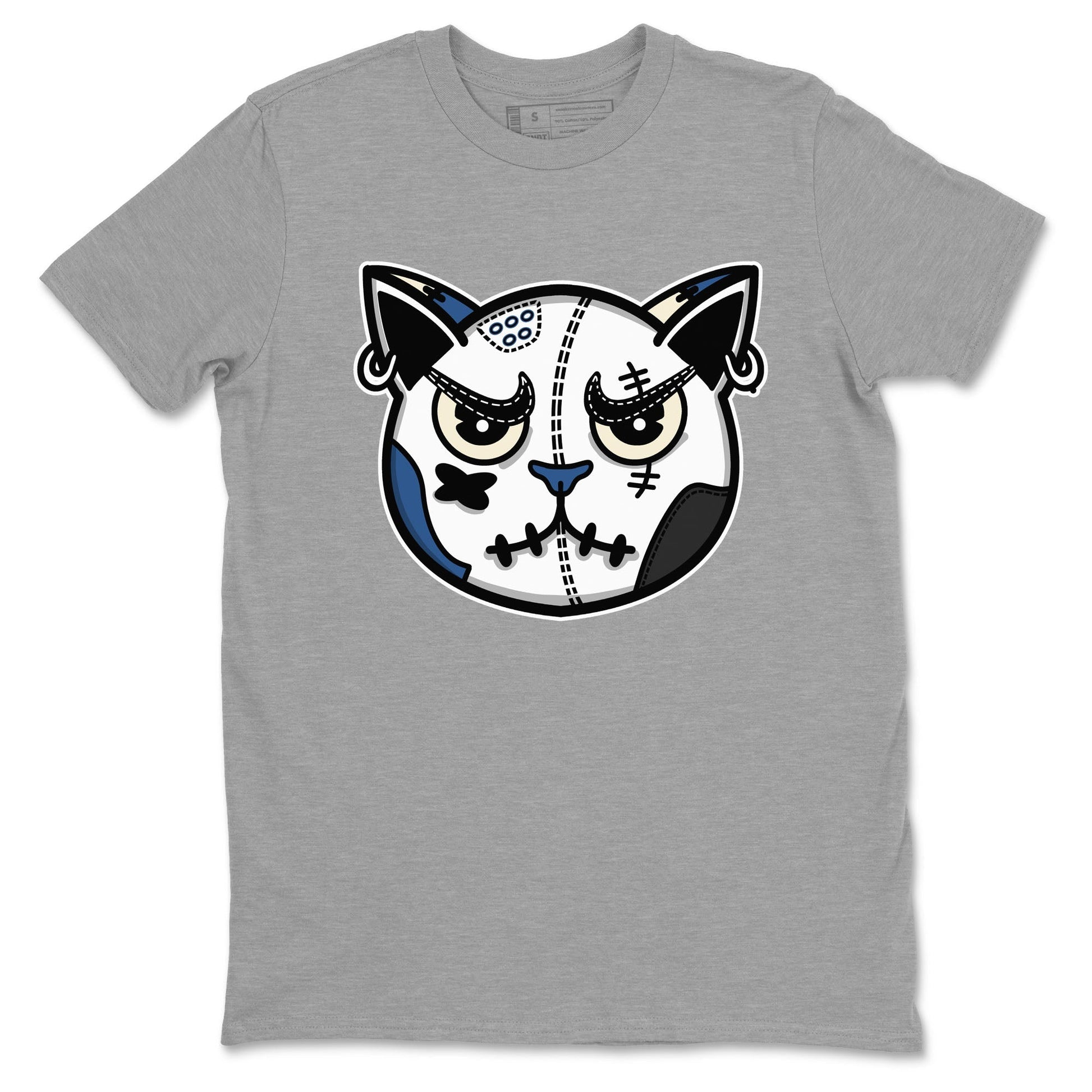 Sneaker Cat Face Sneaker Tees - Air Jordan 3 A Ma Maniere x Diffused Blue
