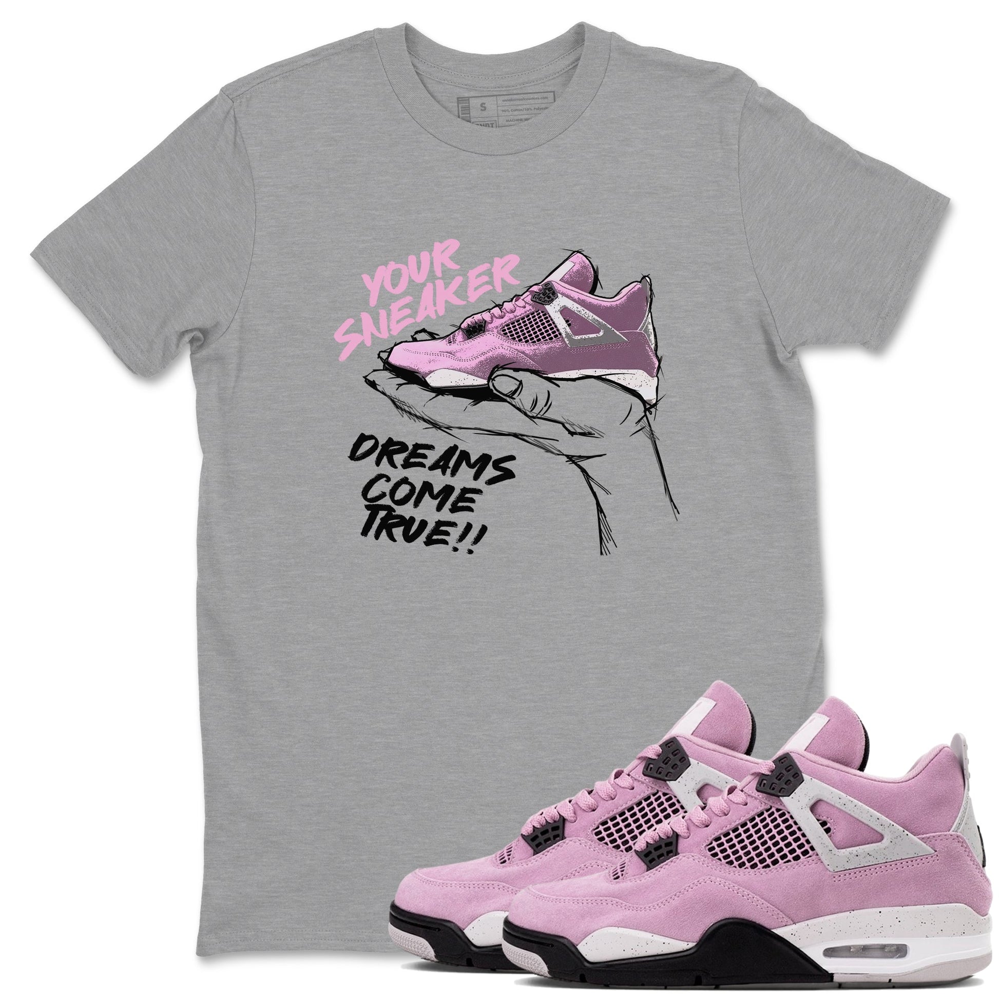 Sneaker Dreams Sneaker Tees - Air Jordan 4 Orchid