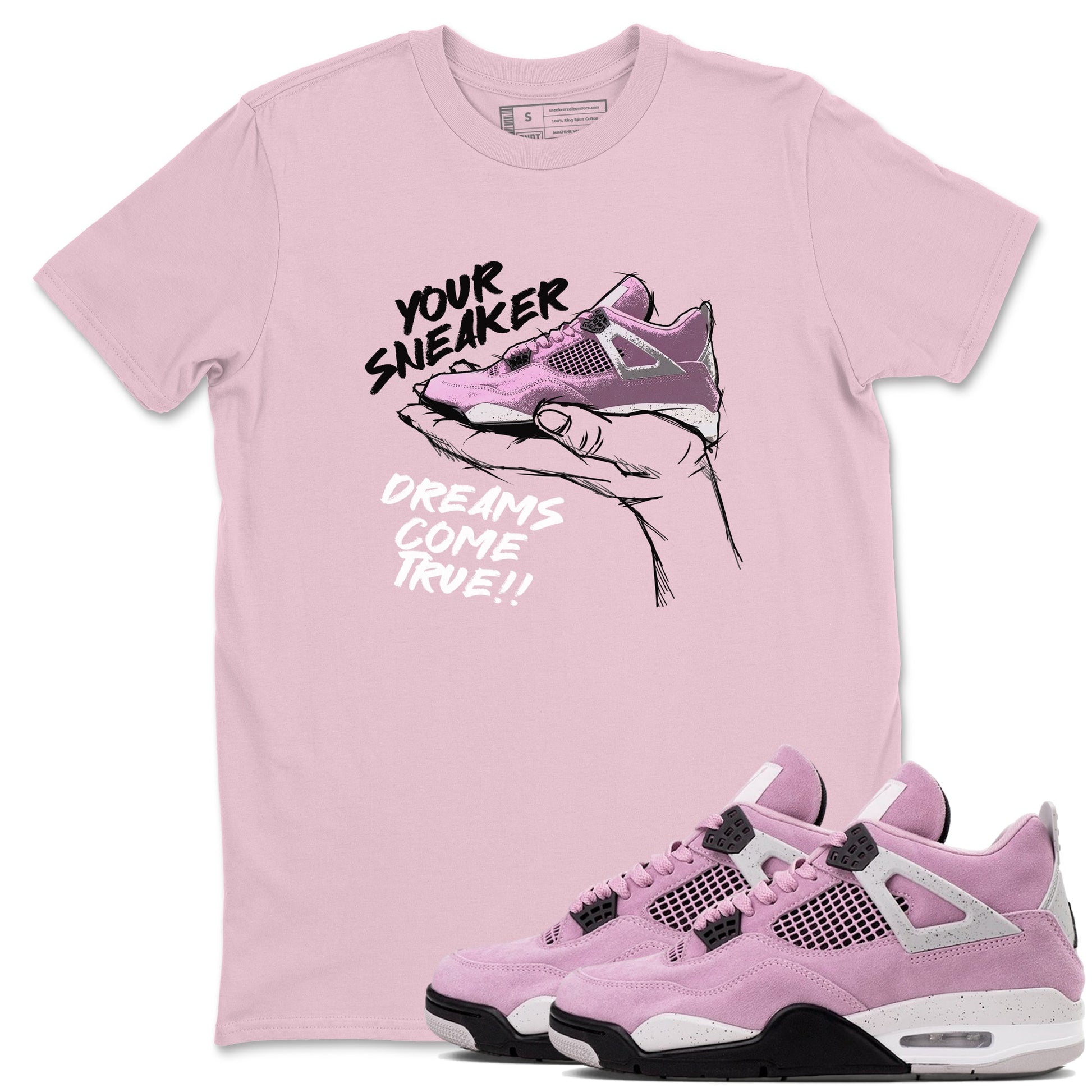 Sneaker Dreams Sneaker Tees - Air Jordan 4 Orchid