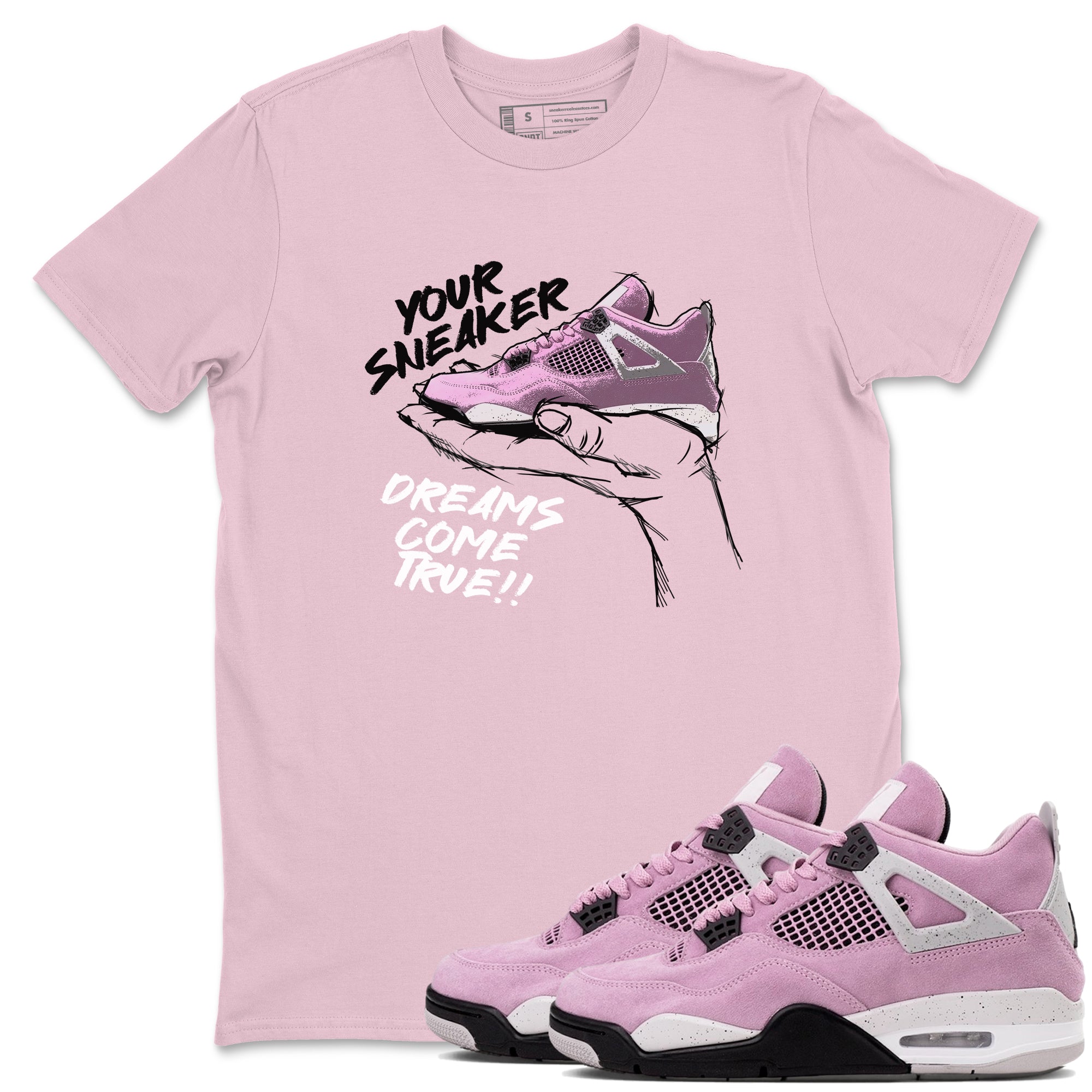 Sneaker Dreams Sneaker Tees - Air Jordan 4 Orchid