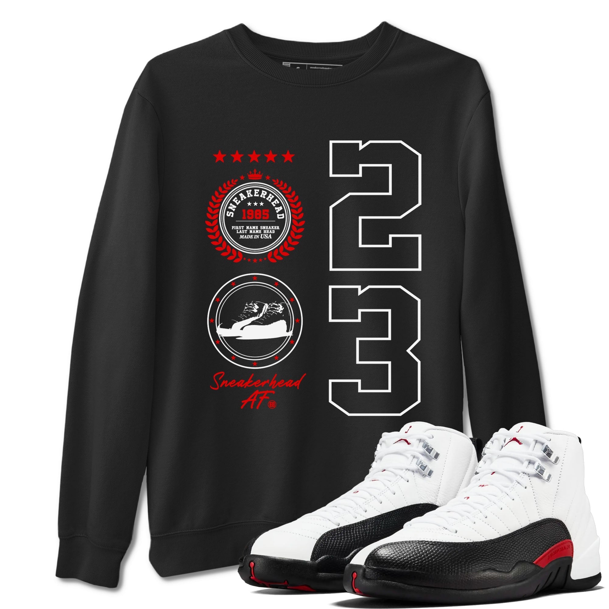 Sneaker Emblem Sneaker Tees - Air Jordan 12 Taxi Flip