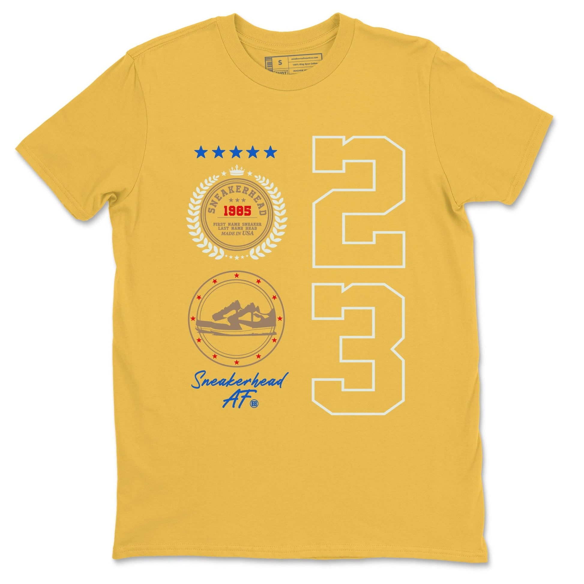 Sneaker Emblem Sneaker Tees - Air Jordan 1 Travis Scott Canary