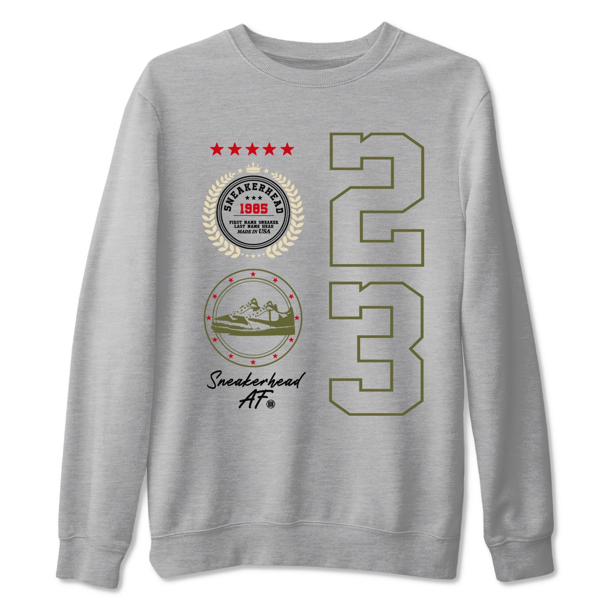 Sneaker Emblem Sneaker Tees - Air Jordan 1 Travis Scott Medium Olive